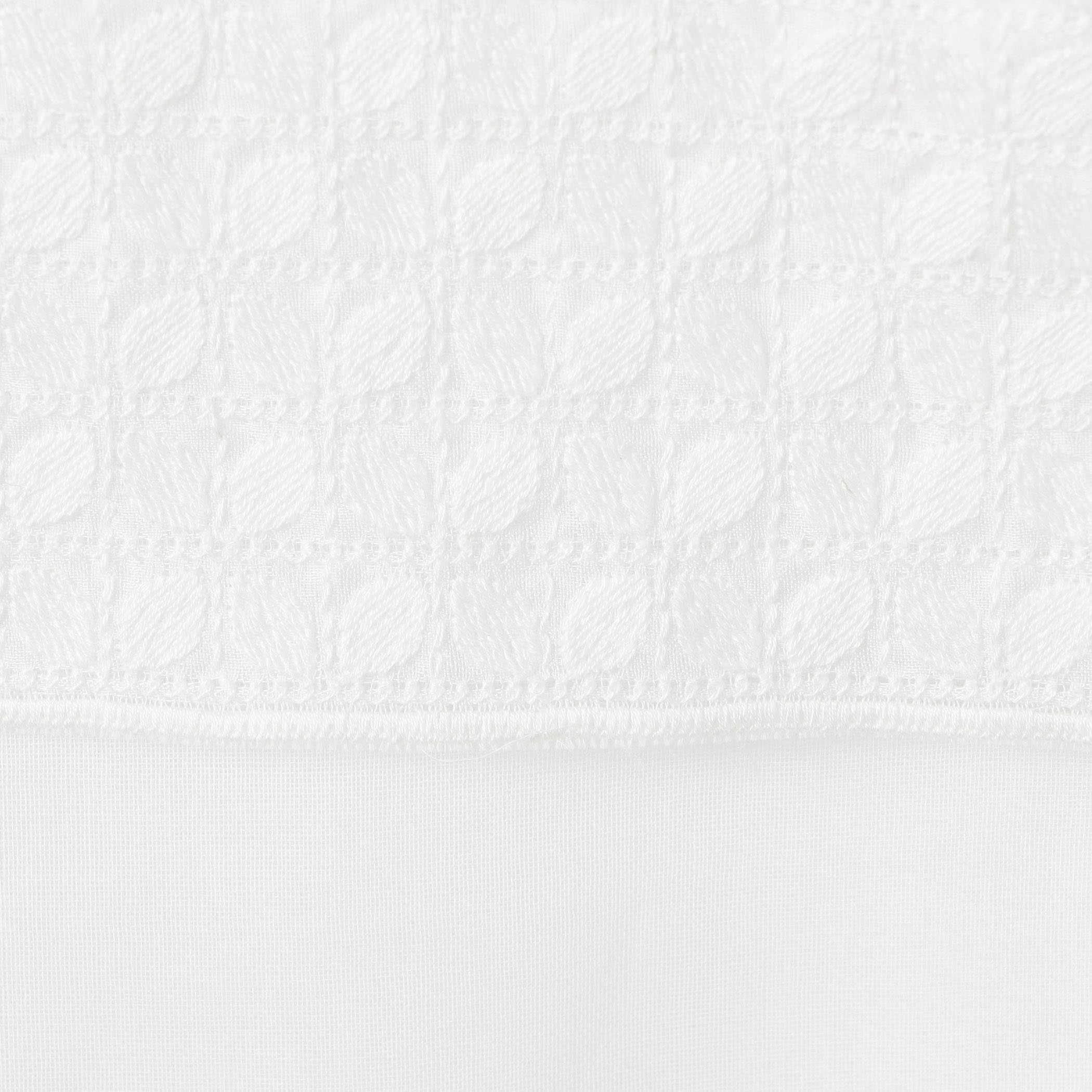 リーフエンブロイダリー コンビプルオーバーブラウス