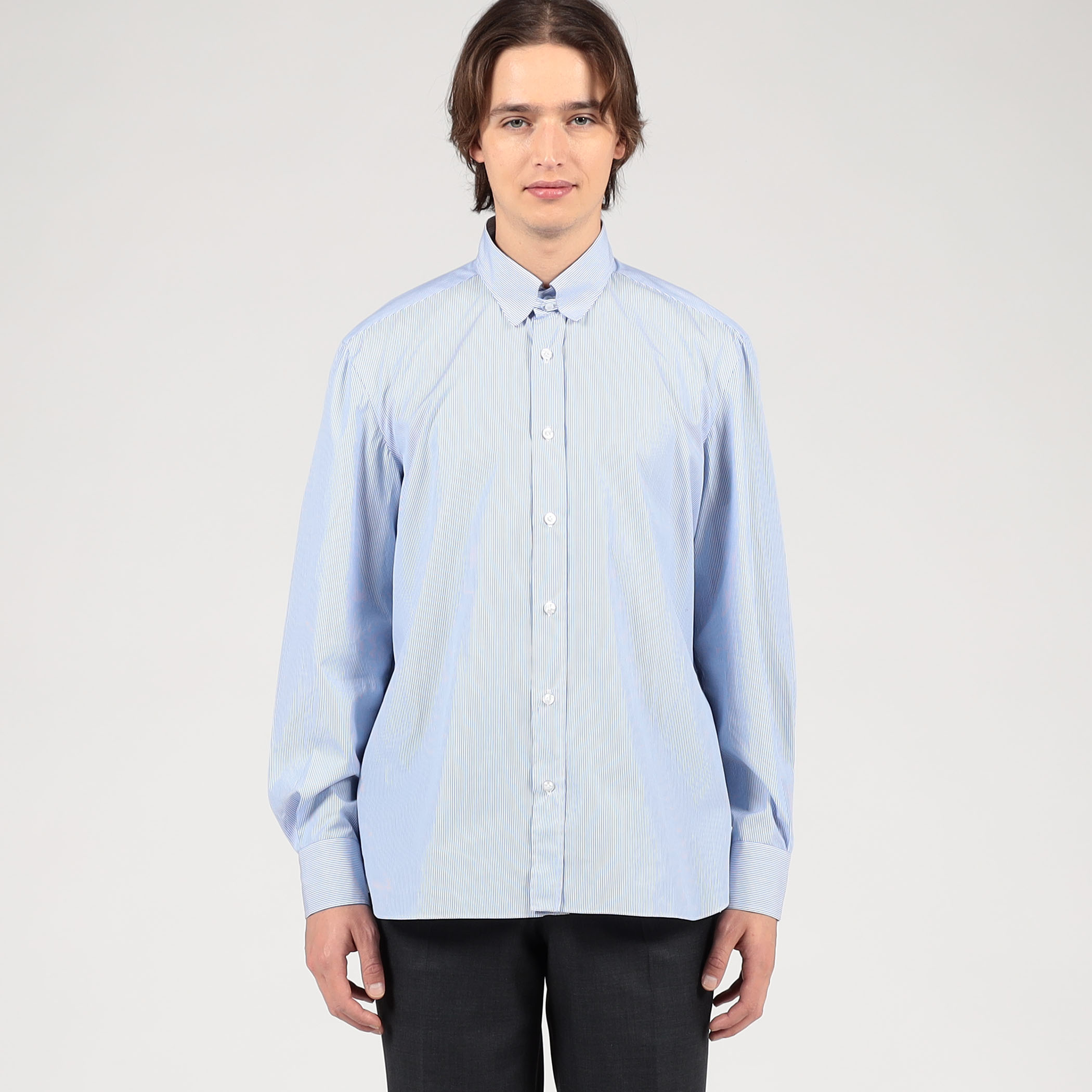 □TOMORROWLAND PILGRIM コットン タブカラーシャツ｜トゥモローランド