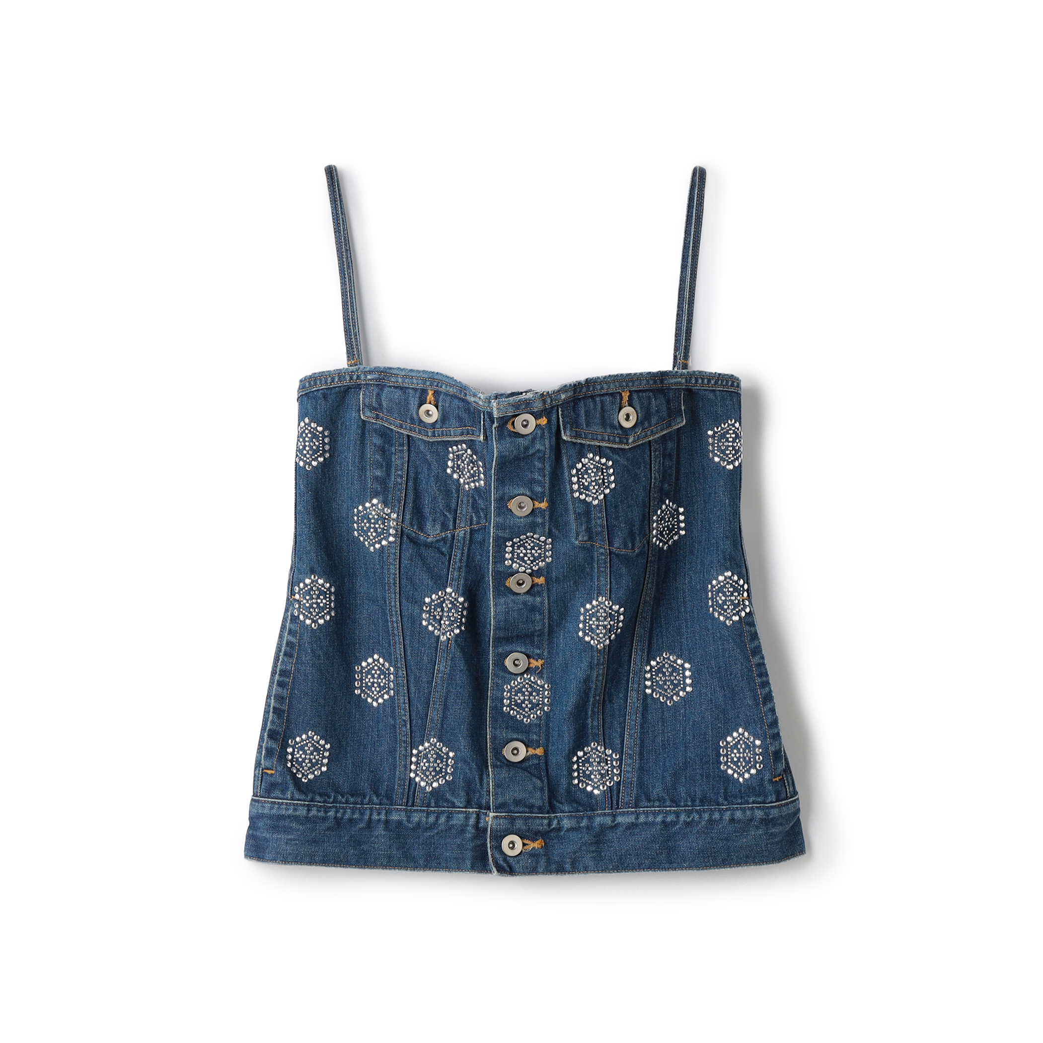 KANAKO SAKAI KAMON DENIM BUSTIER
