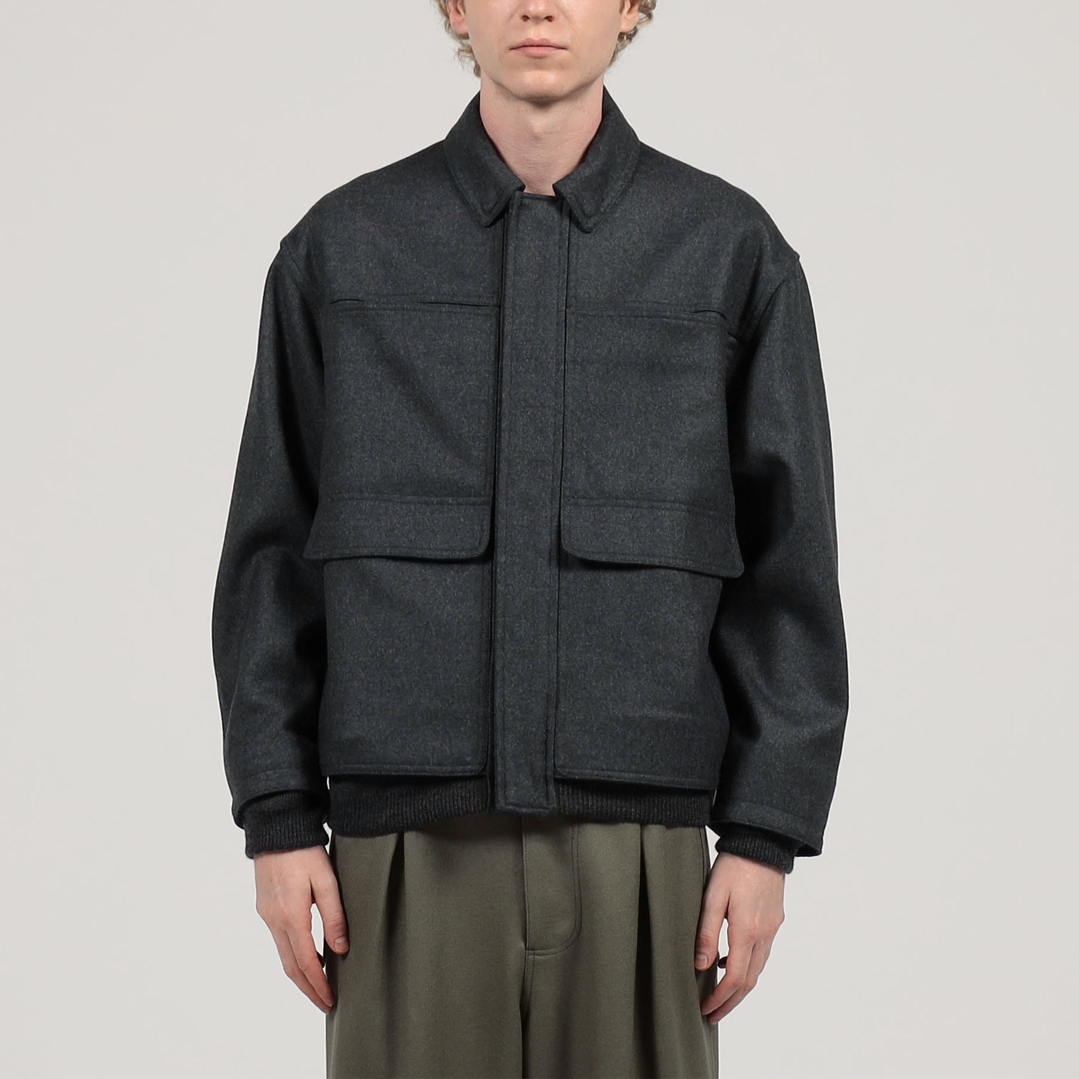 □ウールメルトン ショートブルゾン｜トゥモローランド 公式通販