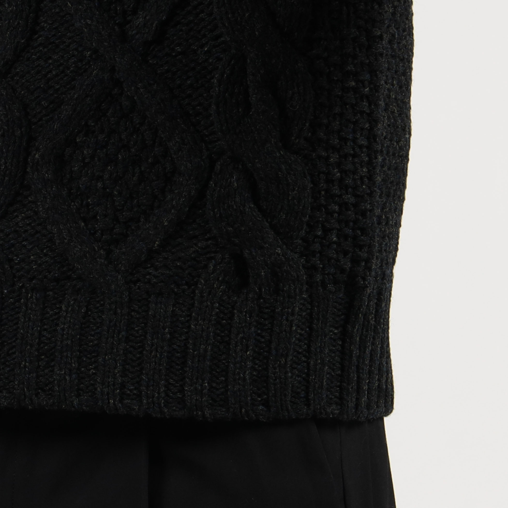 caban ウールリバーシブルニットベスト UTA CABaNのニットベスト