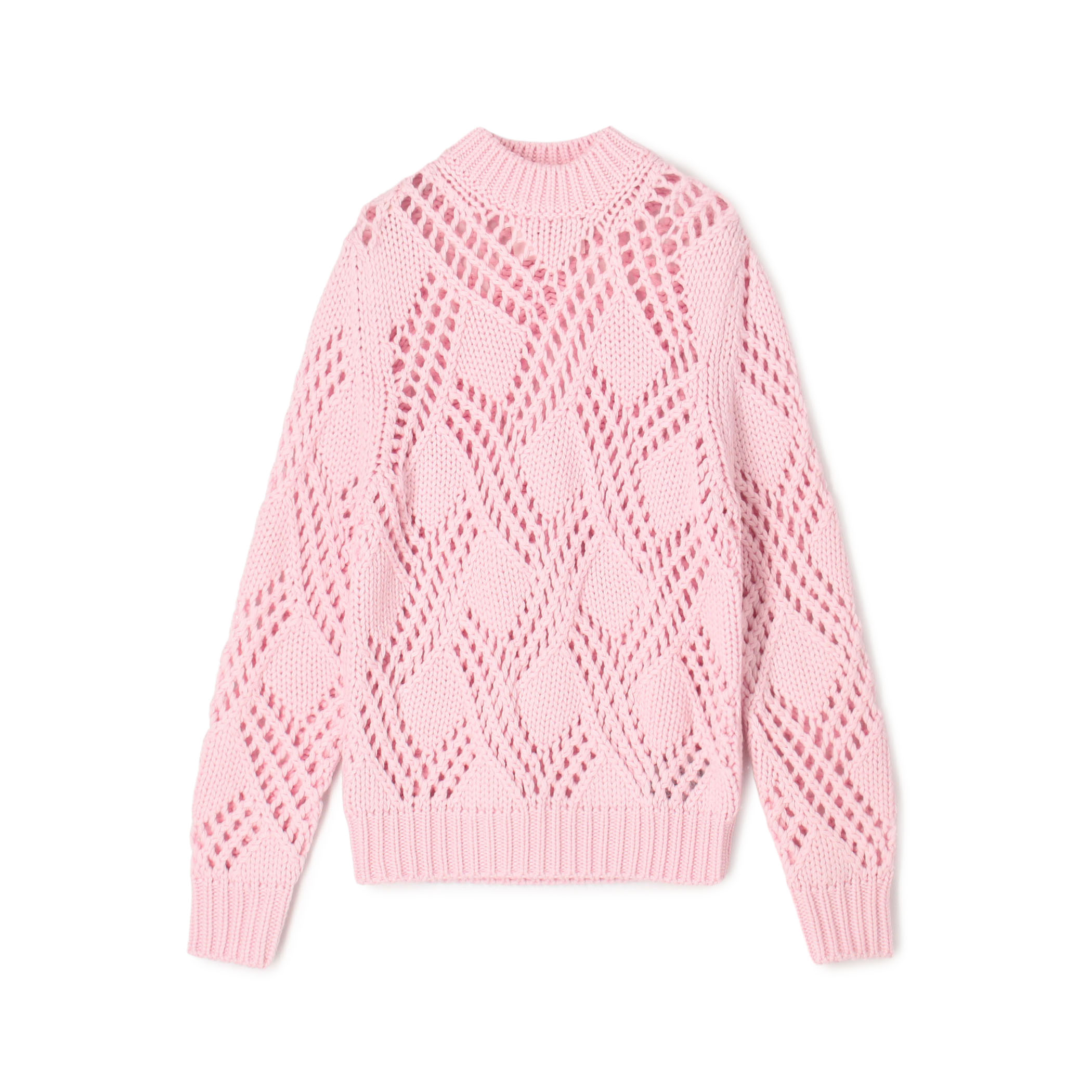 JIL SANDER CN LS LACE KNIT プルオーバーニット