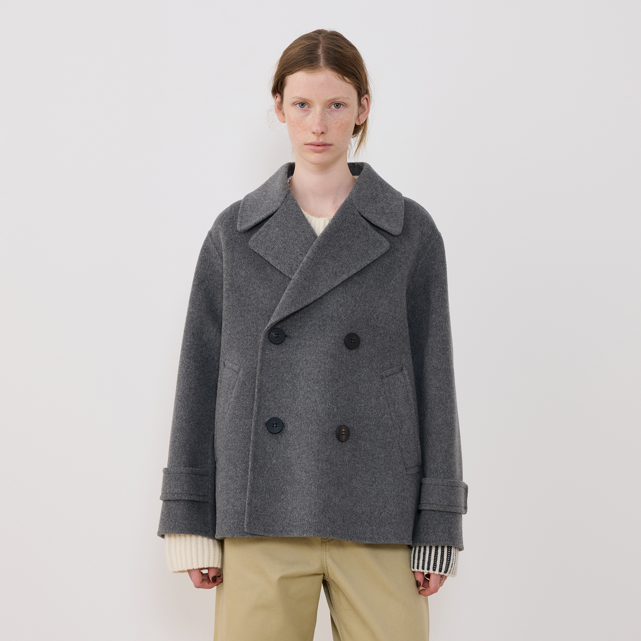 ウールカシミヤダブルフェイス Pコート｜トゥモローランド 公式通販
