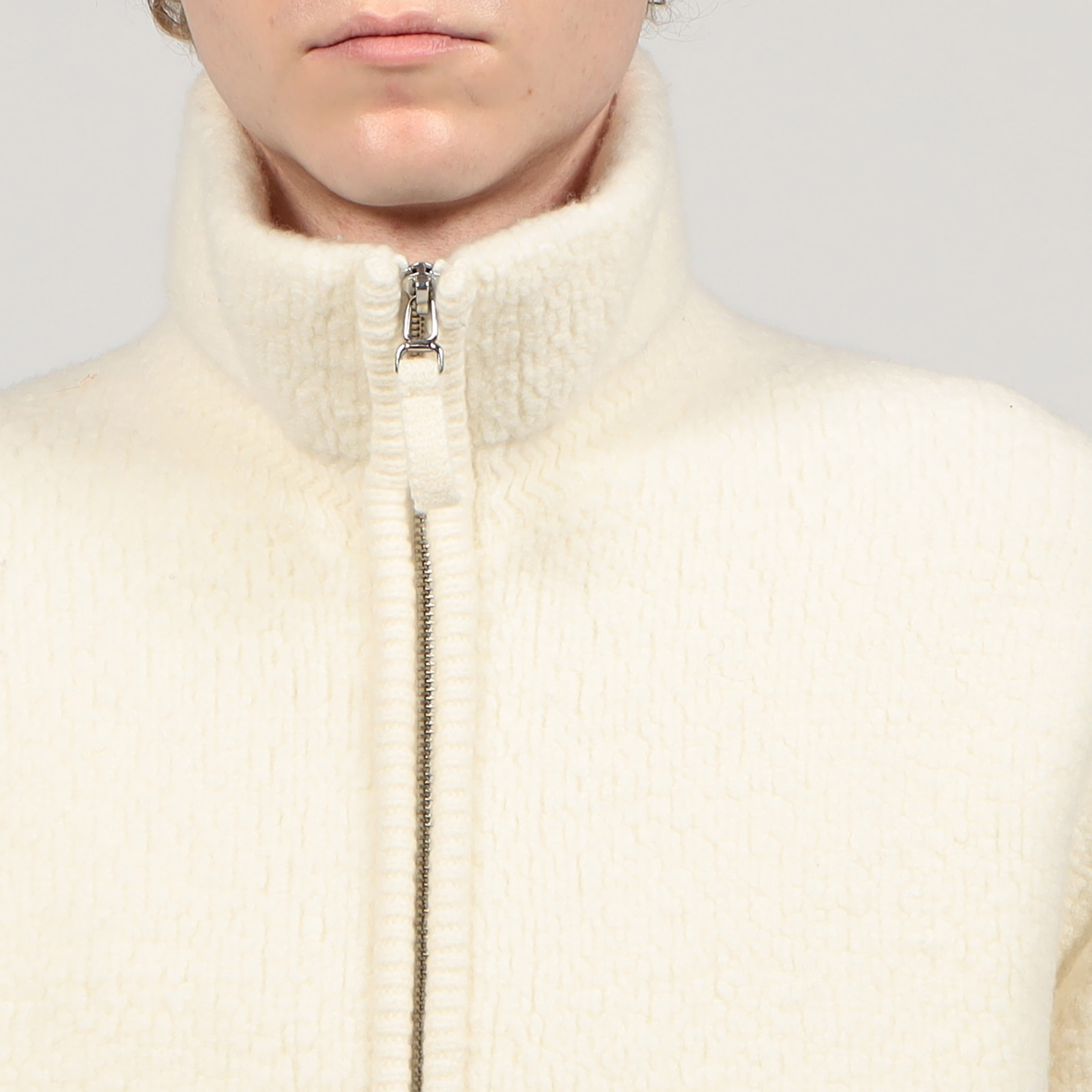 TOMORROWLAND tricot ウールパイルニットブルゾン｜トゥモローランド