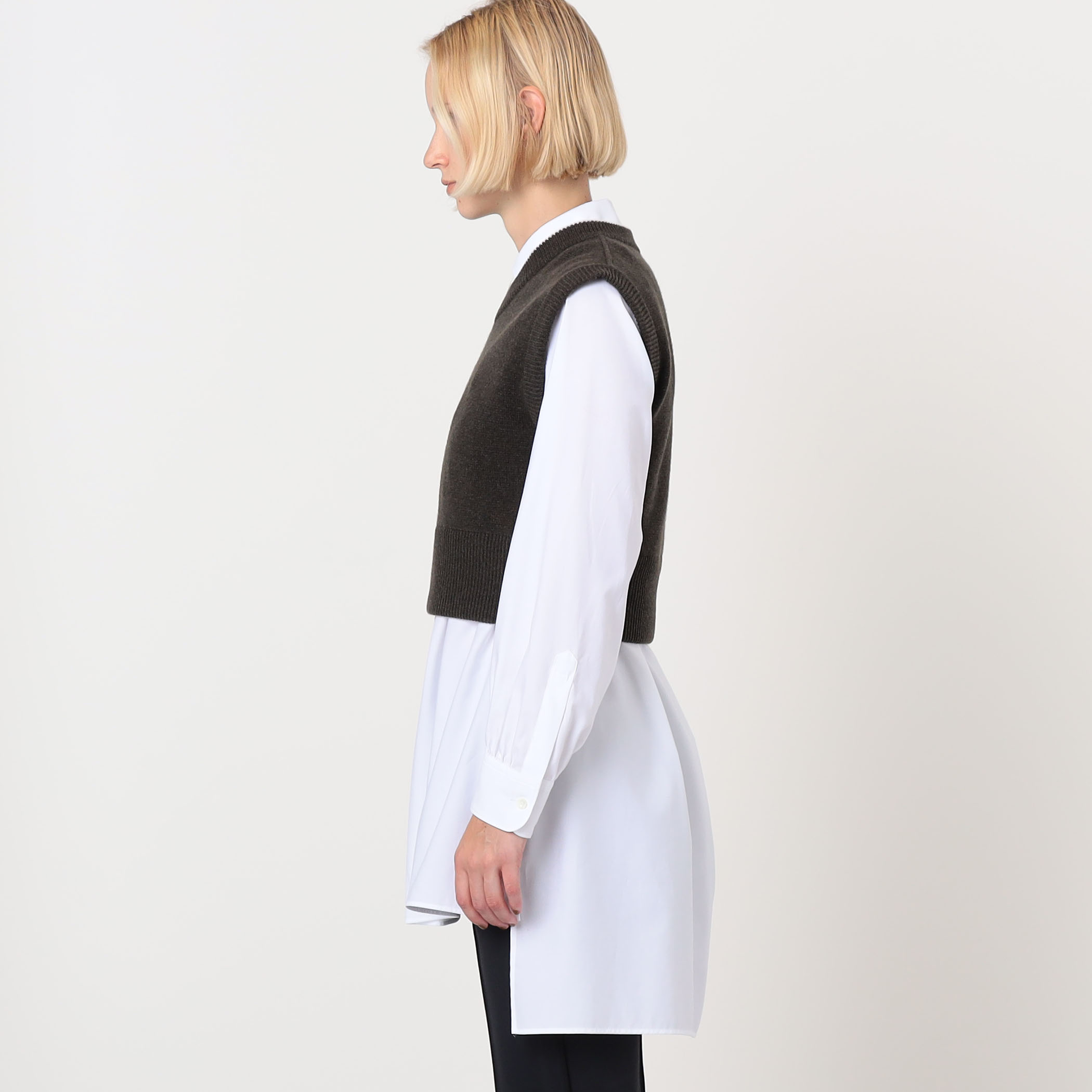 別注】THE RERACS × Edition V NECK VEST Vネック ニットベスト