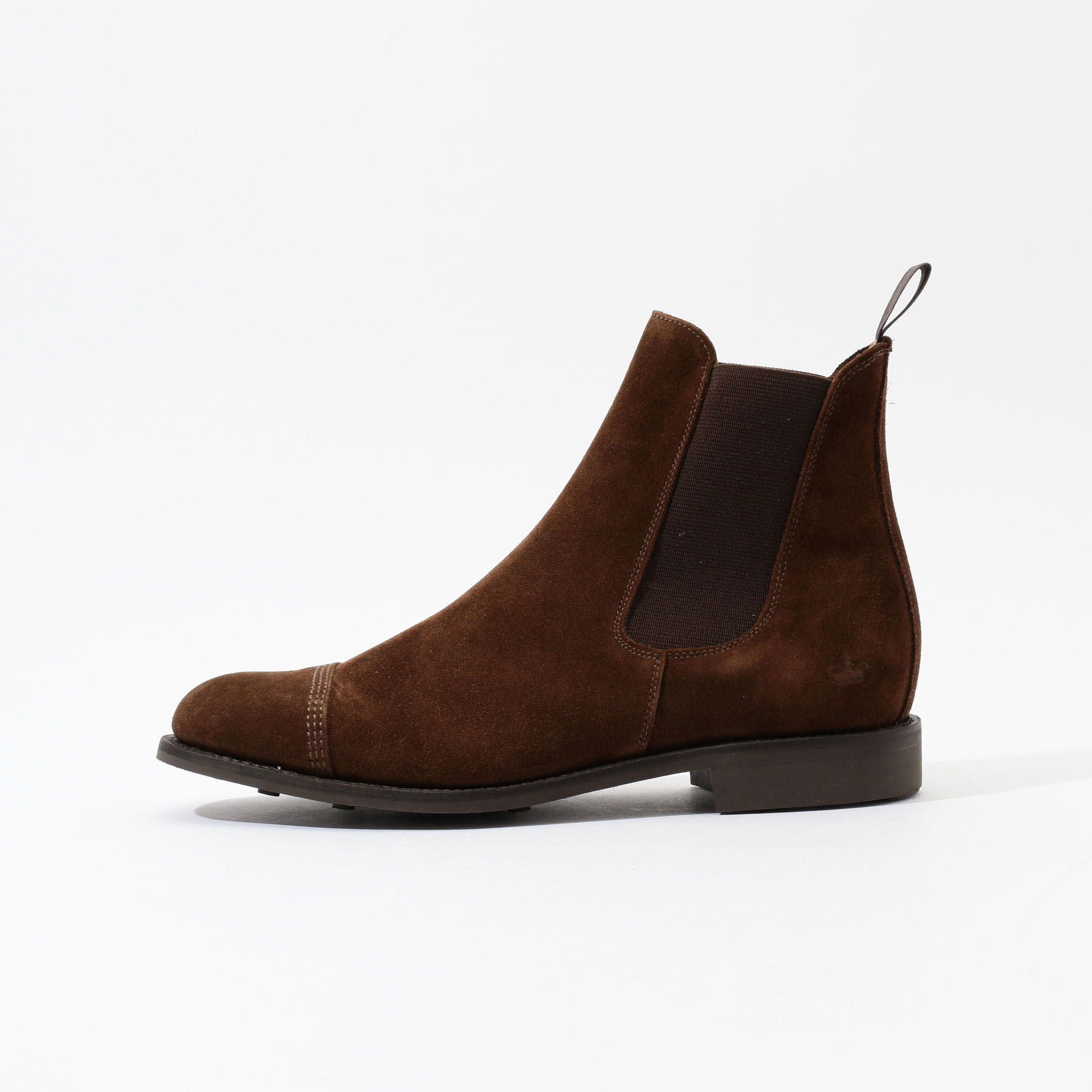 SANDERS×TOMORROWLAND Military Cap Toe Chelsea Boot スエード