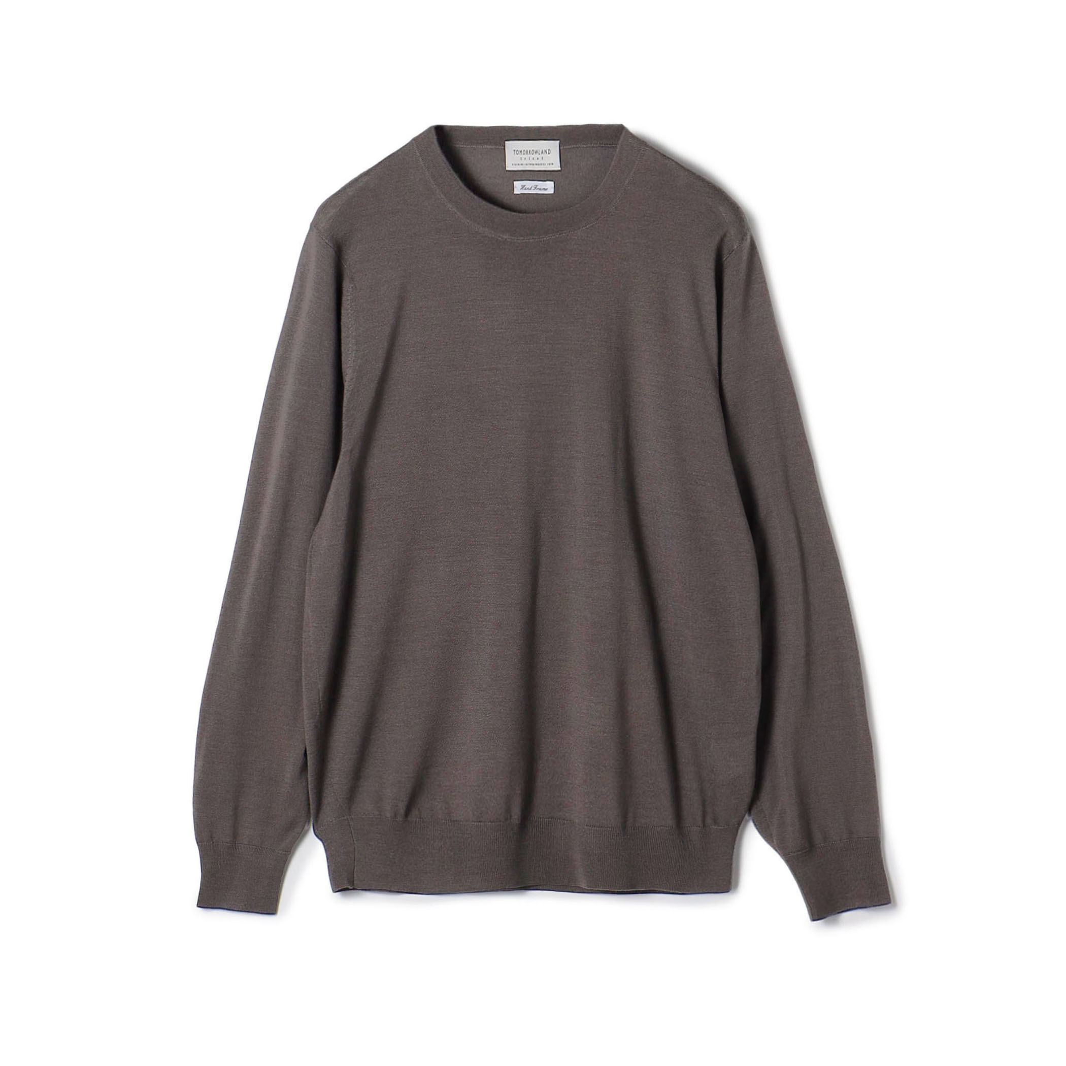 TOMORROWLAND TRICOT スーパーファインメリノウール クルーネックプルオーバー S WOOL