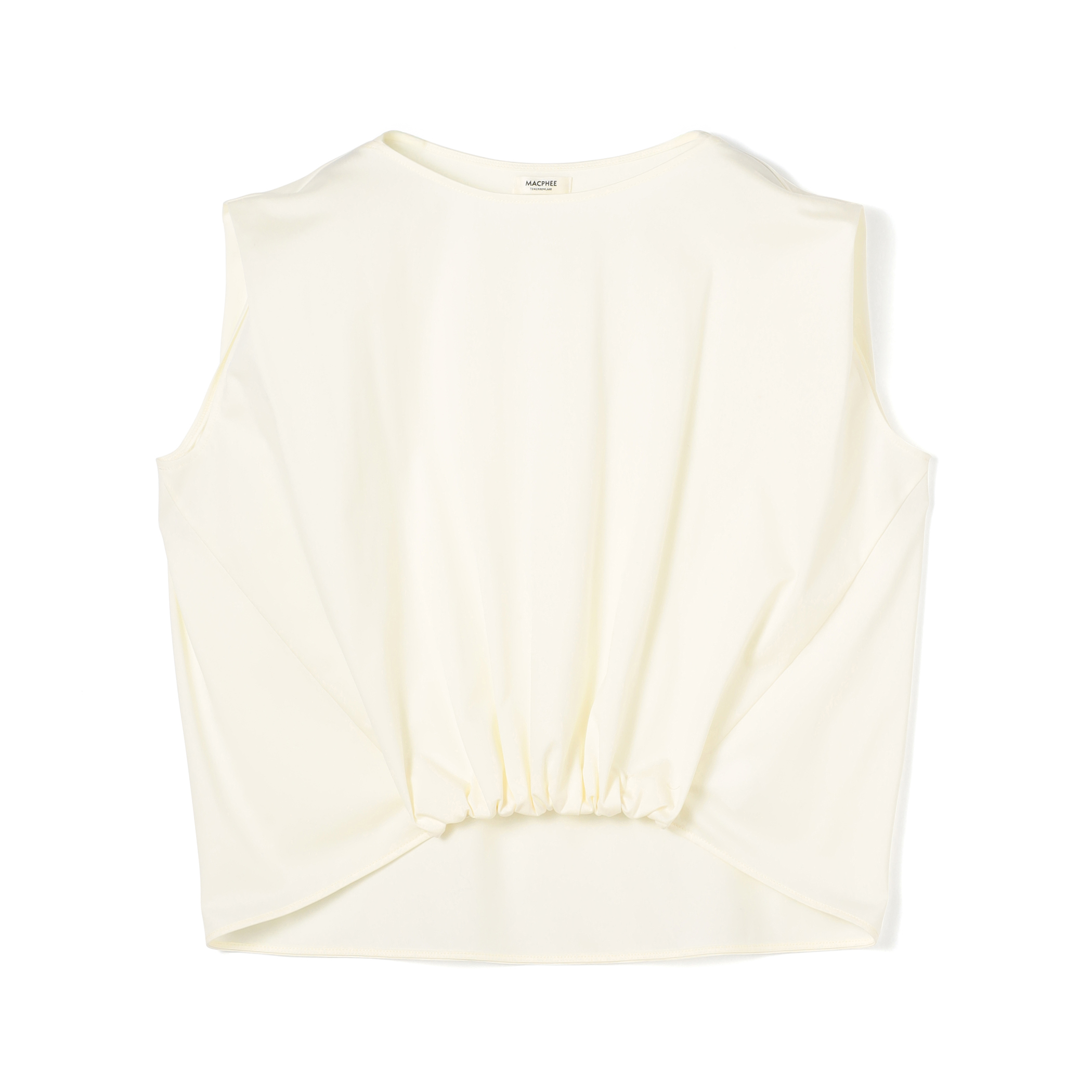 トリコットジャージー タックギャザープルオーバー