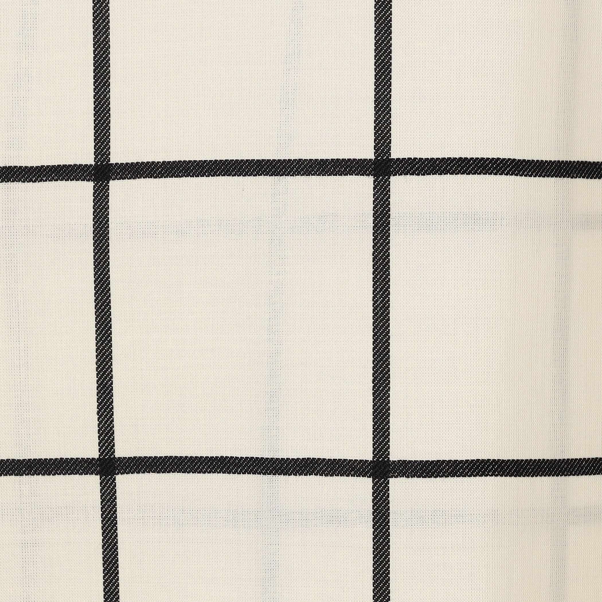 HYKE SHEER BACK WINDOWPANE SHORT SLV ウインドウペンチェック