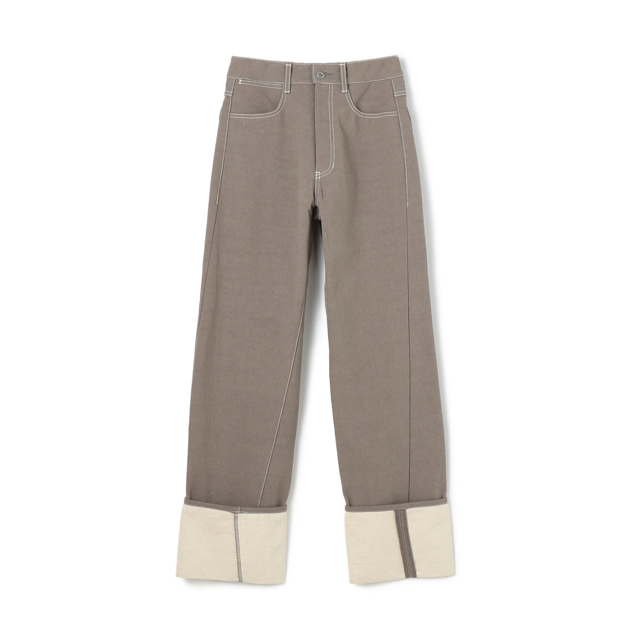 KANAKO SAKAI SILK BLEND BONDED PANTS デニム｜トゥモローランド 公式通販