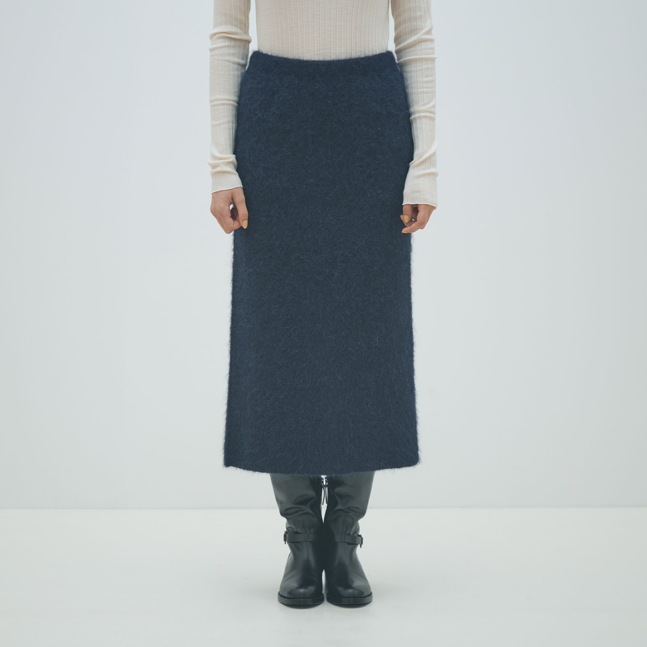 シャギーアルパカ ストレートスカート｜トゥモローランド 公式通販