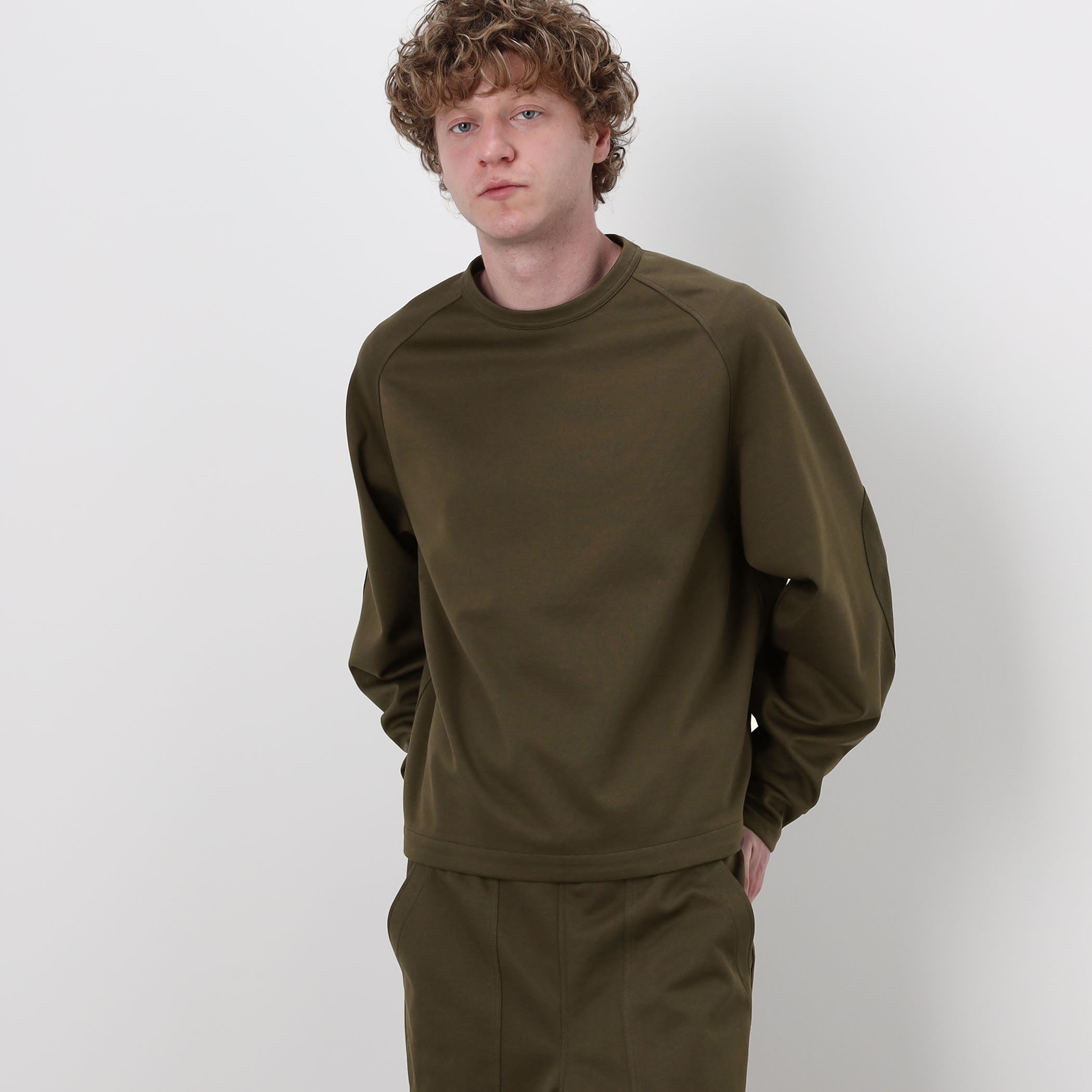 リラクス スタンドネックプルオーバー <ブラック> 38 SALE】THE RERACS(ザリラクス) HALF ZIP STAND COLLAR PULLOVER