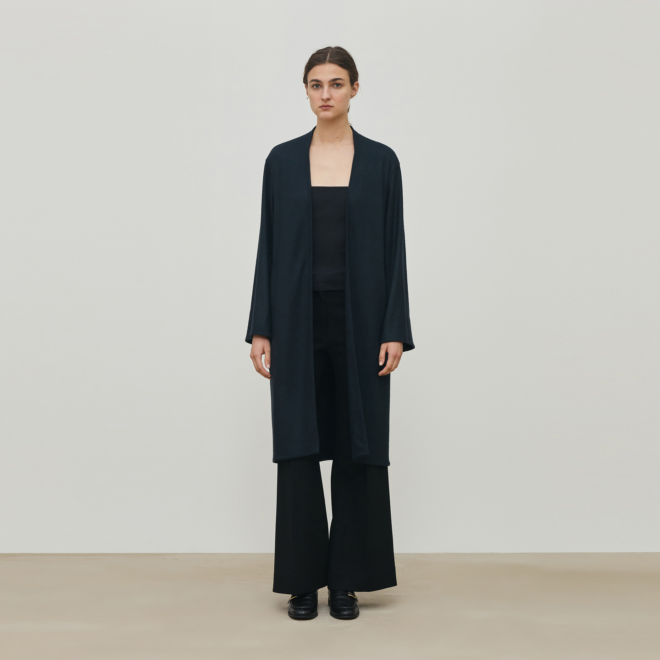 ニットコンビネーション ロングコート｜トゥモローランド 公式通販