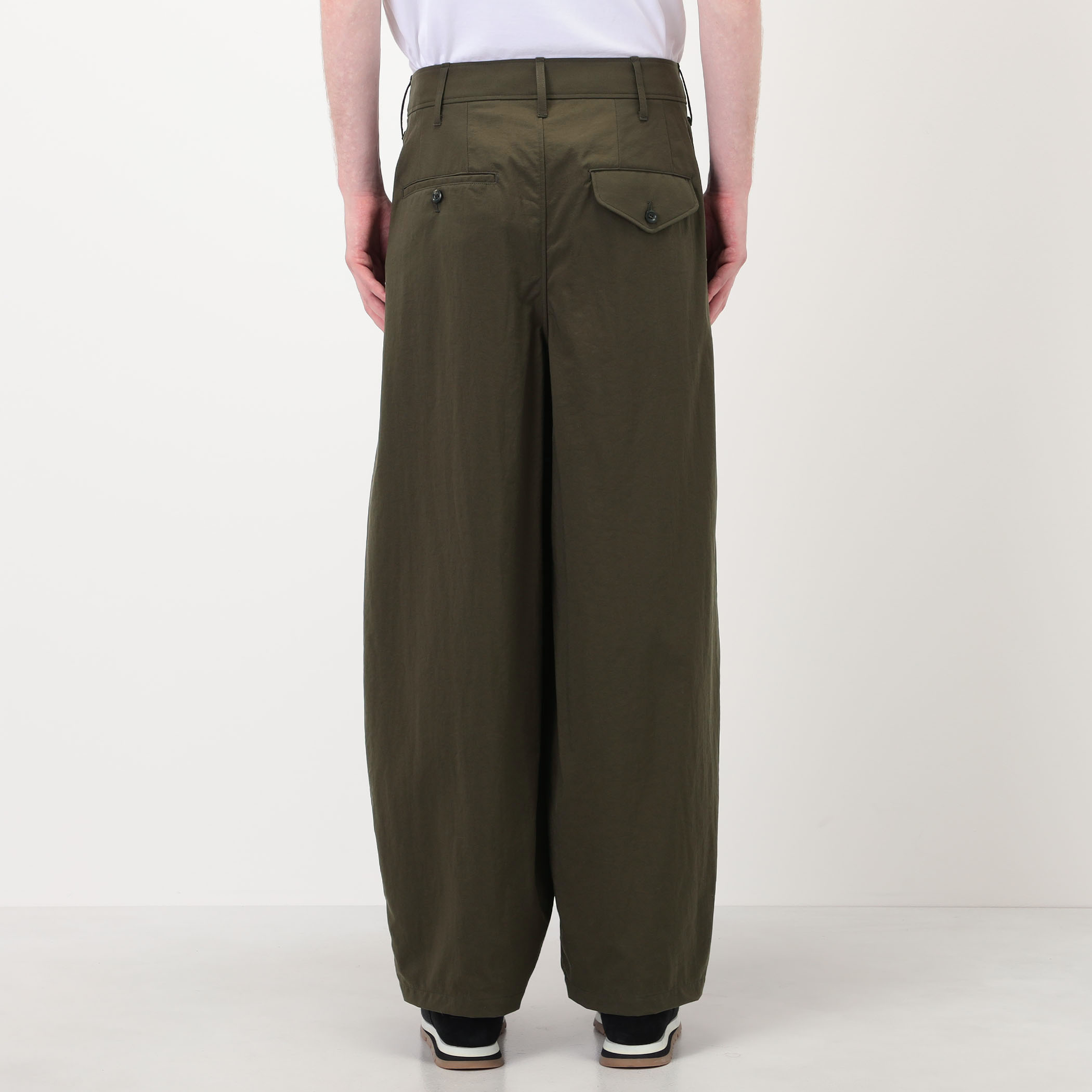 別注】THE RERACS × Edition WIDE BALLEL PANTS ワイドバレルパンツ