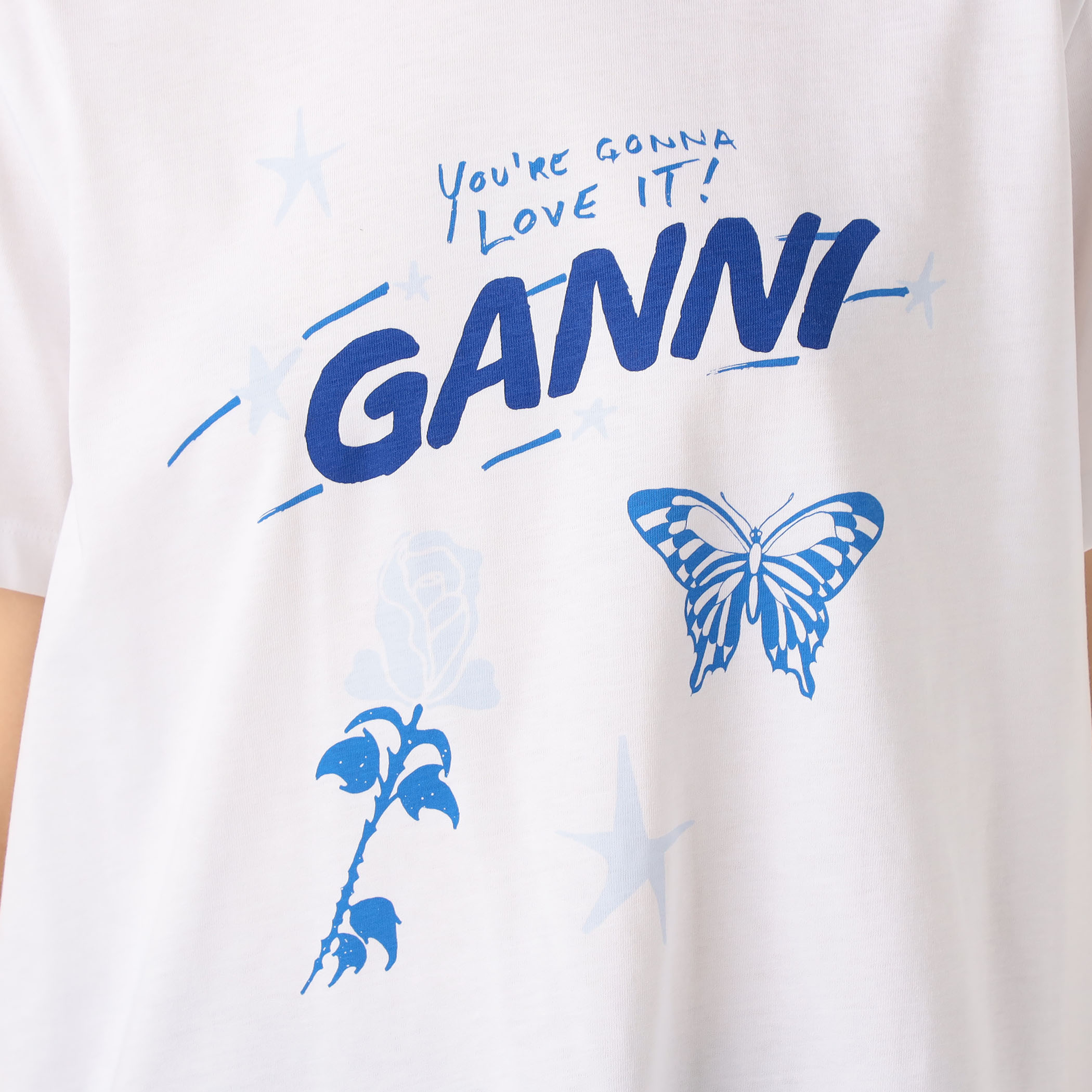 GANNI プリント Tシャツ｜トゥモローランド 公式通販