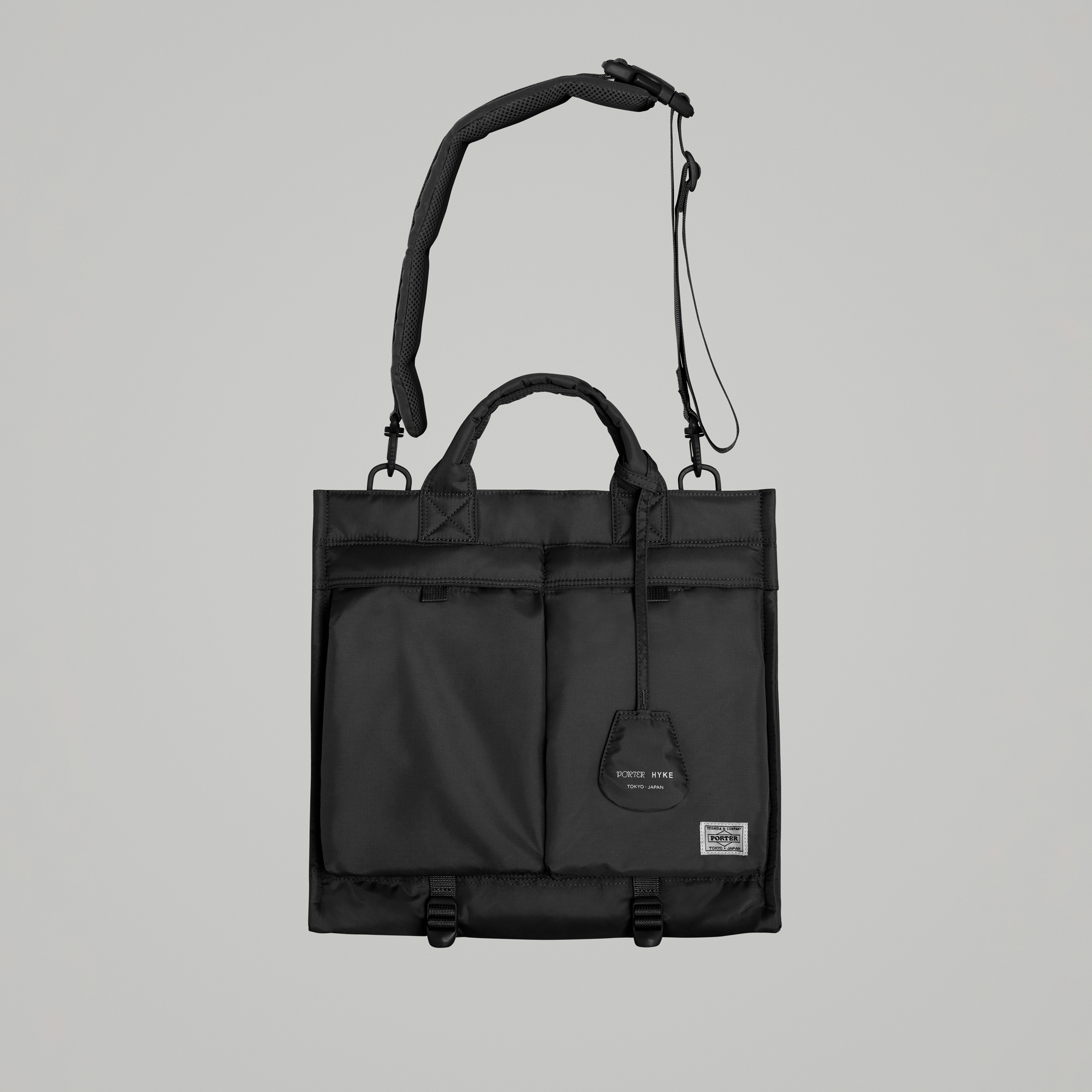 Porter HYKE ２ＷＡＹ ＴＯＴＥ ＢＡＧ ＨＹＫＥ ＢＬＡＣＫ