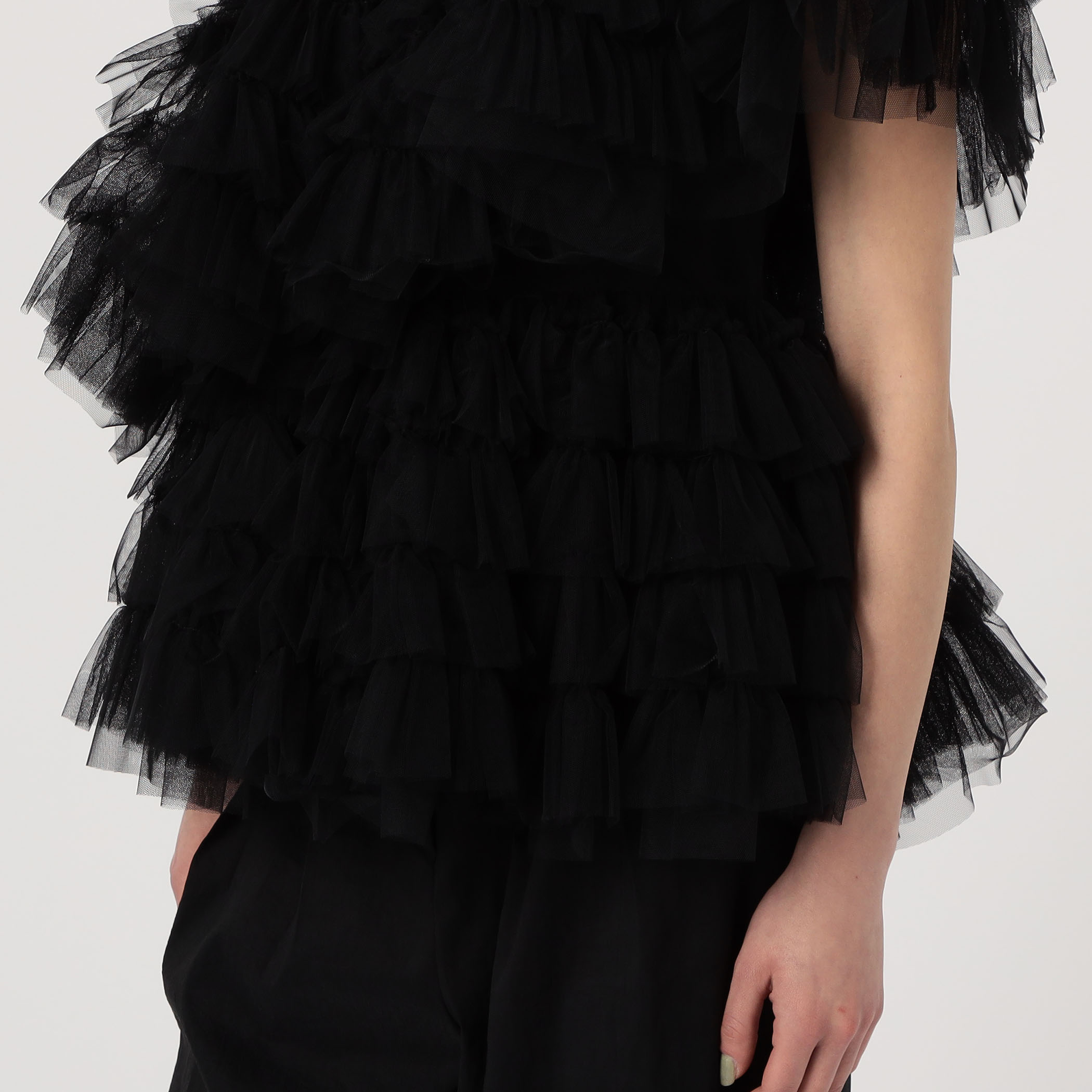 Molly Goddard SOFT TULLE アシンメトリーブラウス