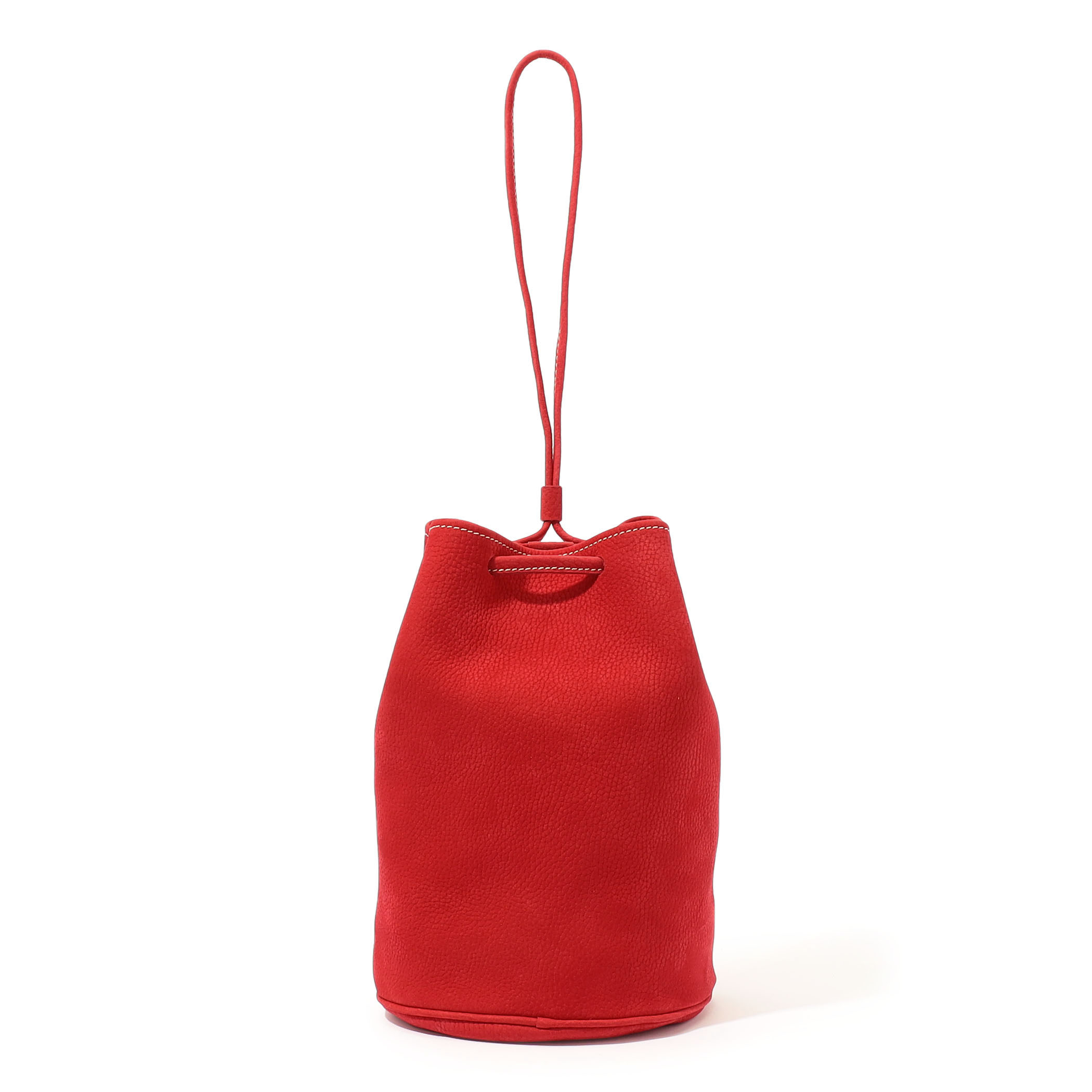 【別注】Charles et Charlus Escalaヌバックレザー 巾着バッグ