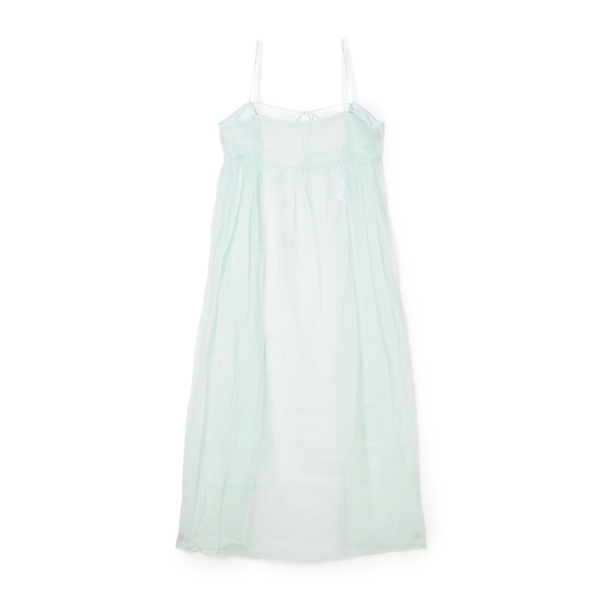 CECILIE BAHNSEN OVERLAY DRESS シアーコットン エプロンドレス