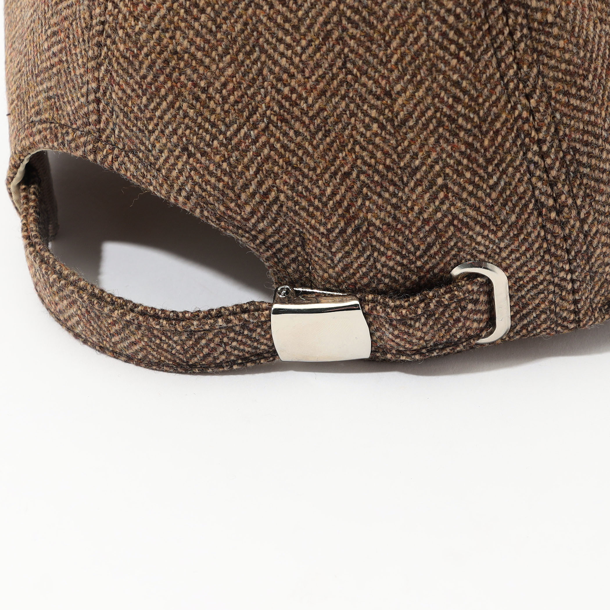 MAISON et VOYAGE ウールツイード ヘリンボーン 6パネルキャップ