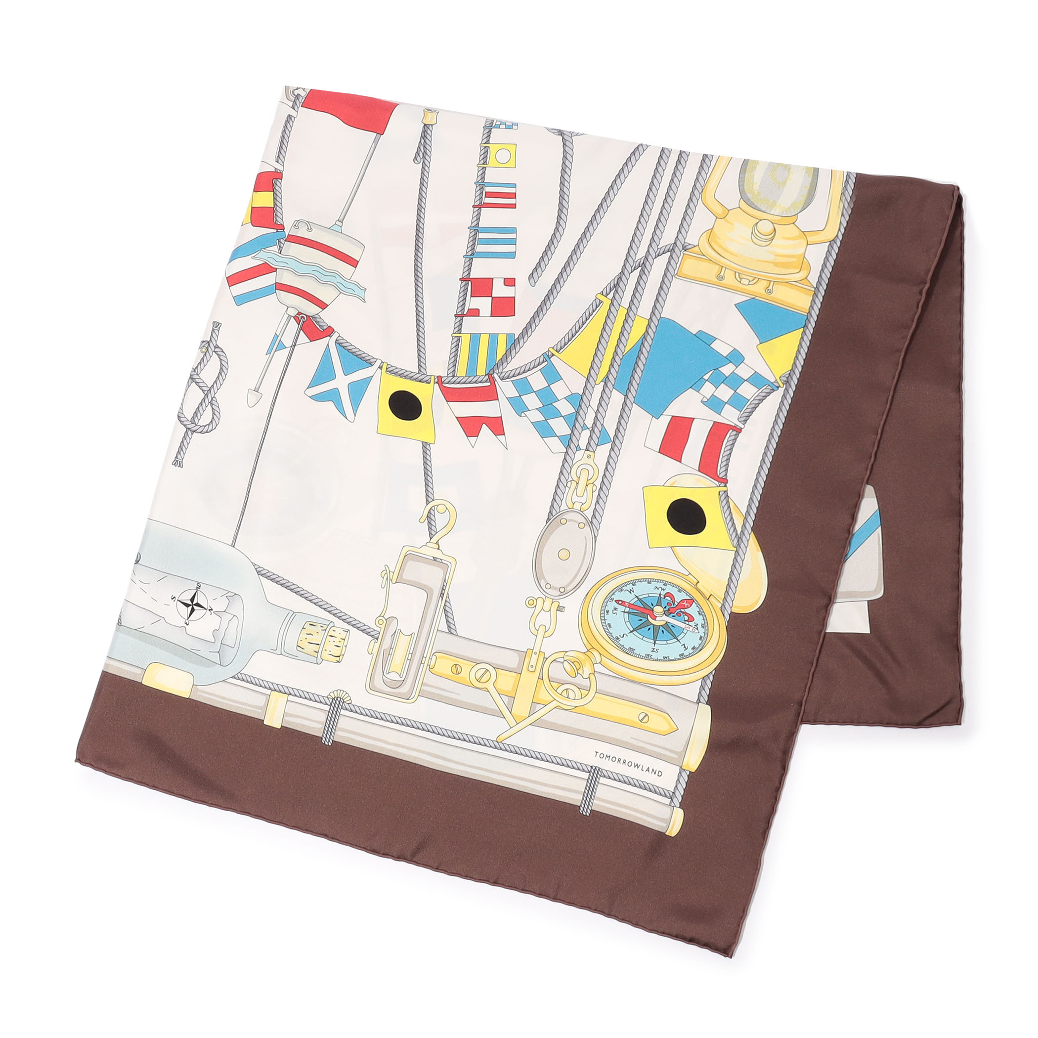 Atelier TOMORROWLAND FLAG シルクスカーフ
