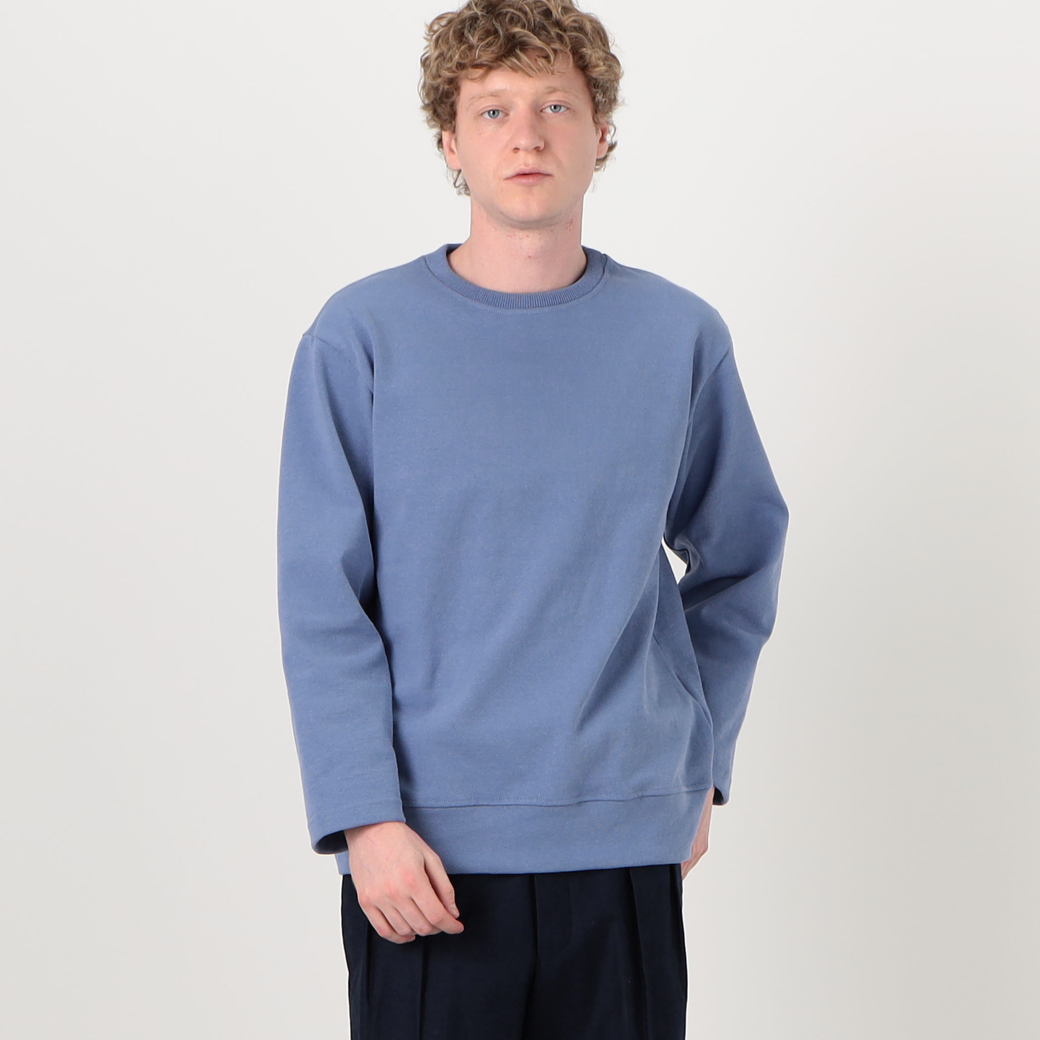 別注】BARBARIAN コットン ロングスリーブクルーネックカットソー