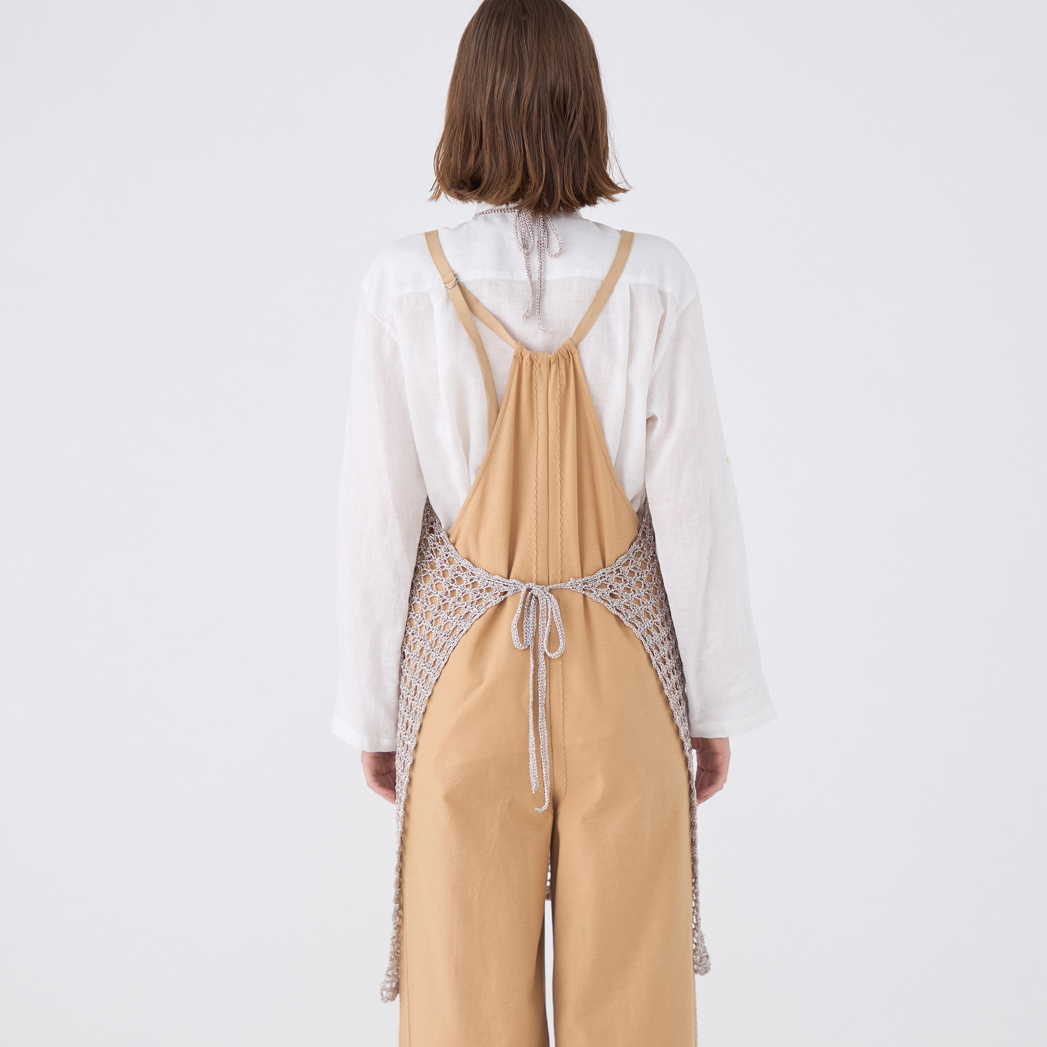 メタリッククロシェ エプロンワンピース｜トゥモローランド 公式通販