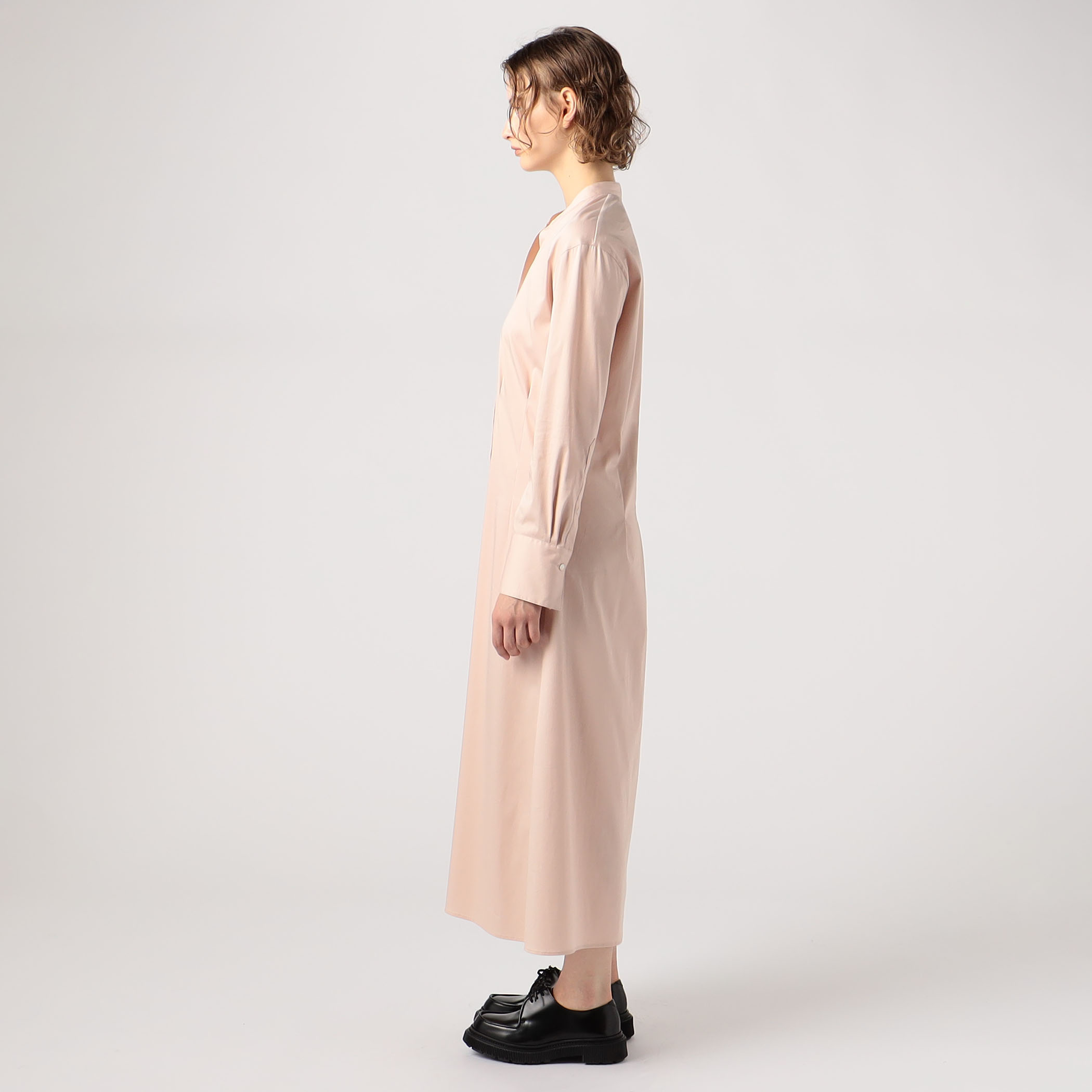 【美品】23区 とろみ  ソフトプレーンテンセルシャツドレスワンピース　ゆったり 洗える】ソフトプレーンテンセル シャツドレス | 23区(23KU