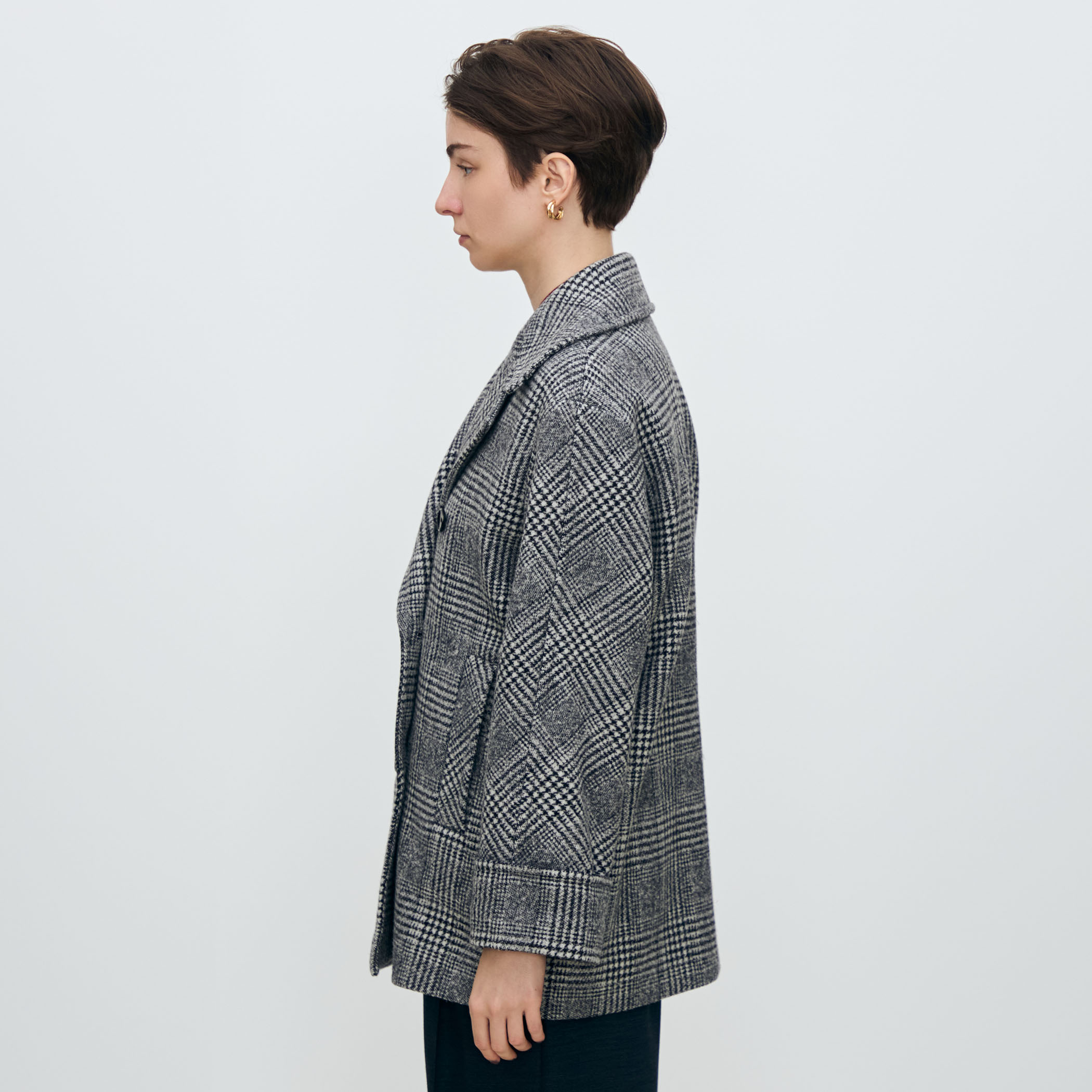 美品 トゥモローランド カシミヤ 近年モデル グレンチェック コート ダブル カシミヤグレンチェック ダブルブレストコート｜トゥモローランド 公式通販