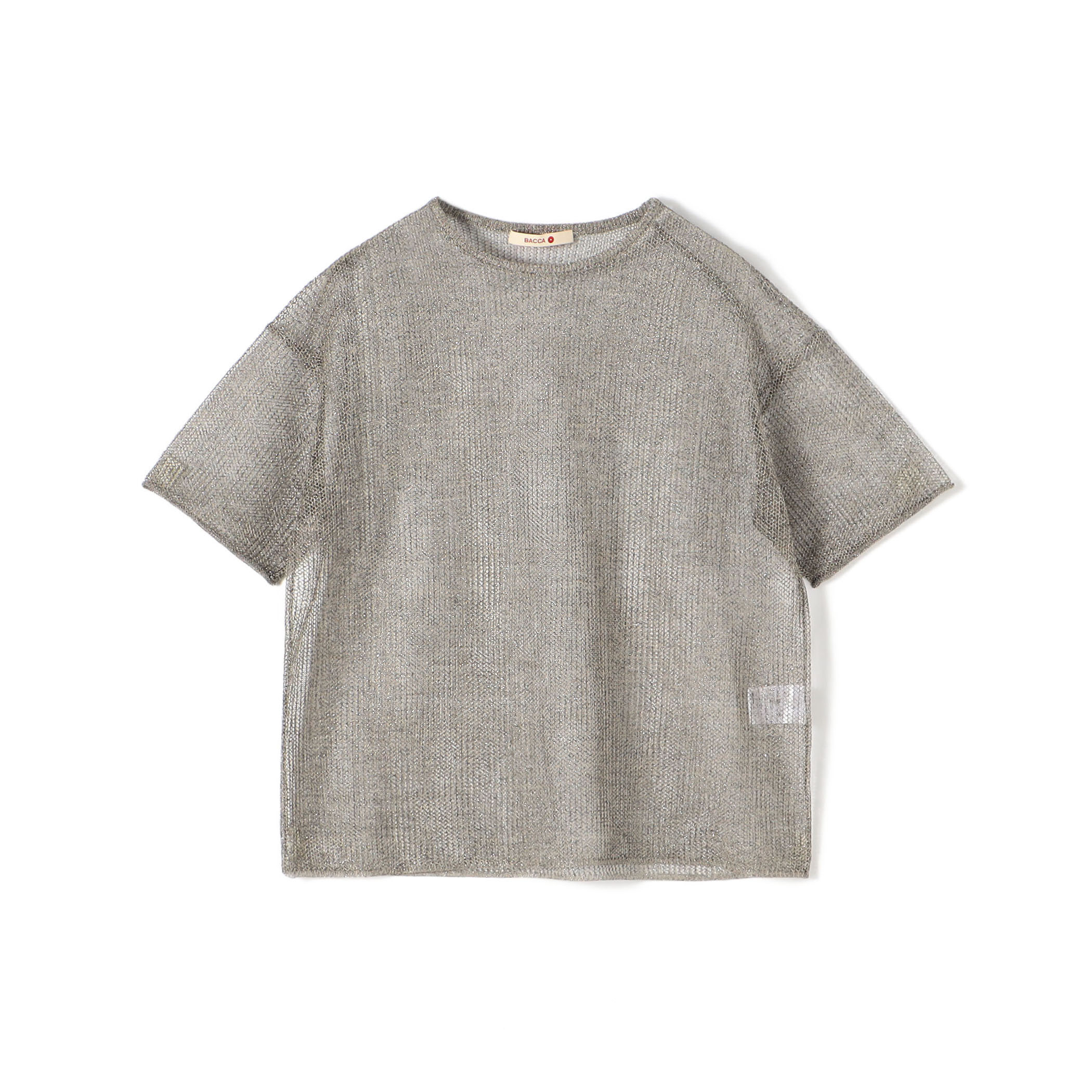 【WEB先行予約】オーロラフィルム リネンハーフスリーブニット