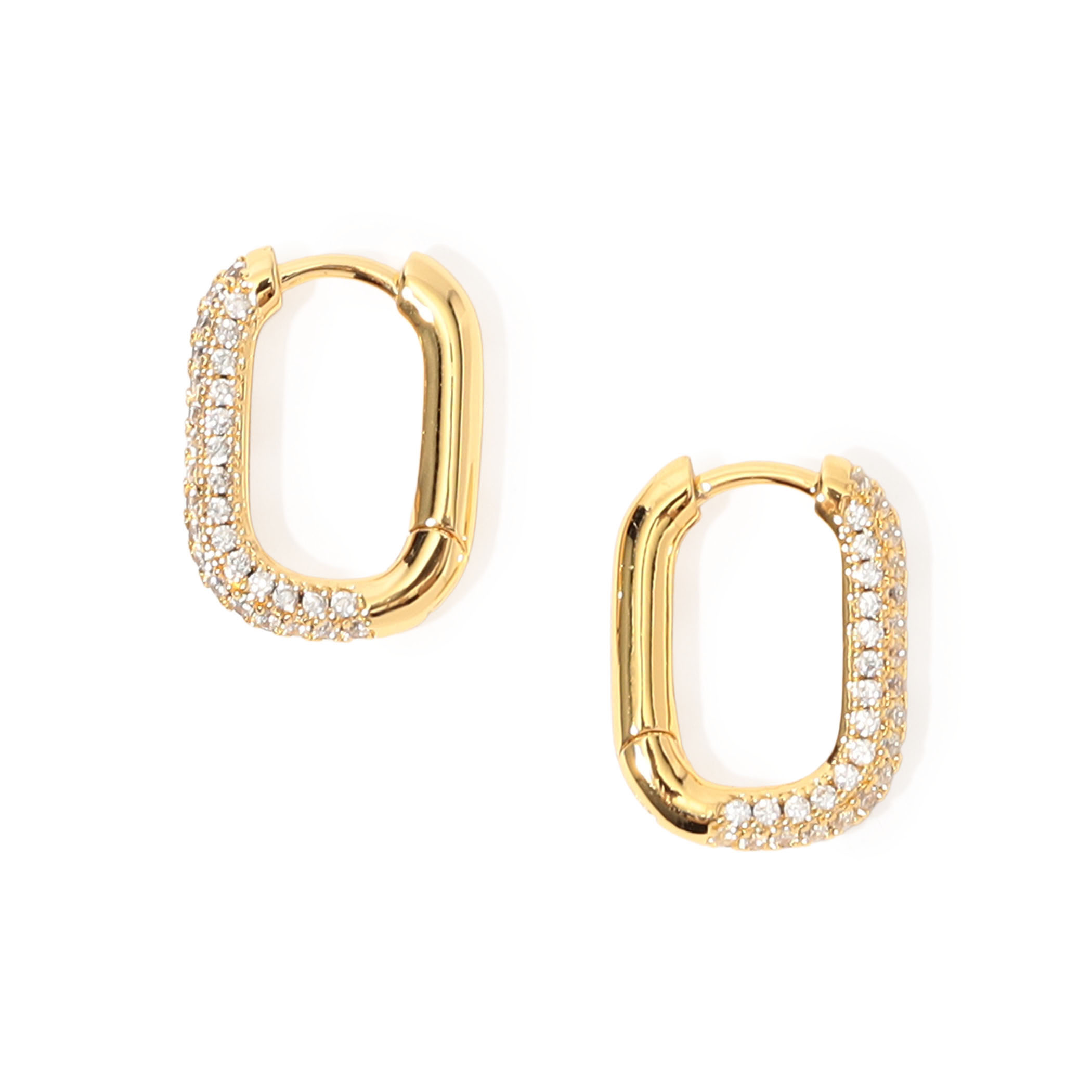 LUV AJ PAVE CHAIN LINK ピアス