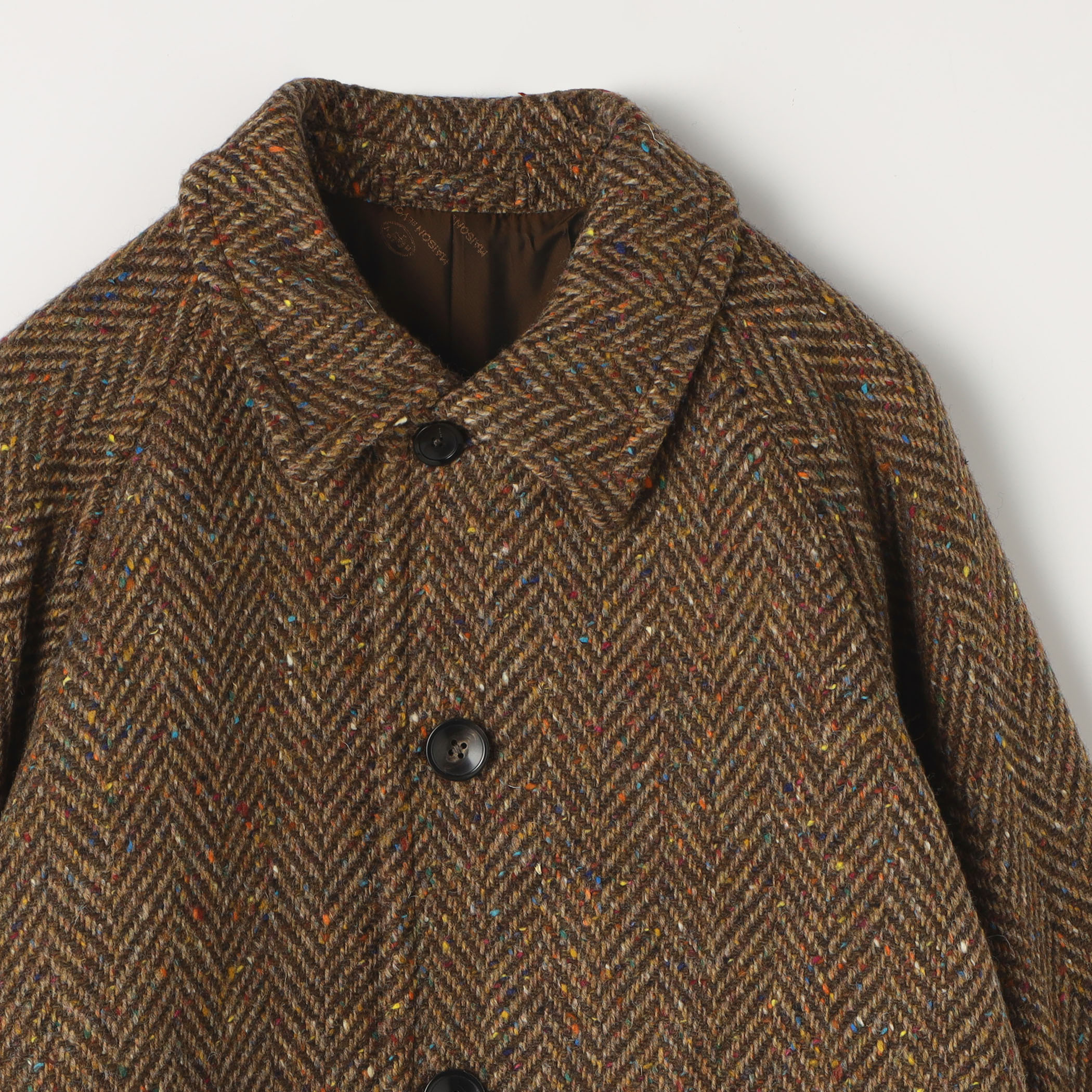 ドネガルツイード ドルマンスリーブ ステンカラーコート MAGEE