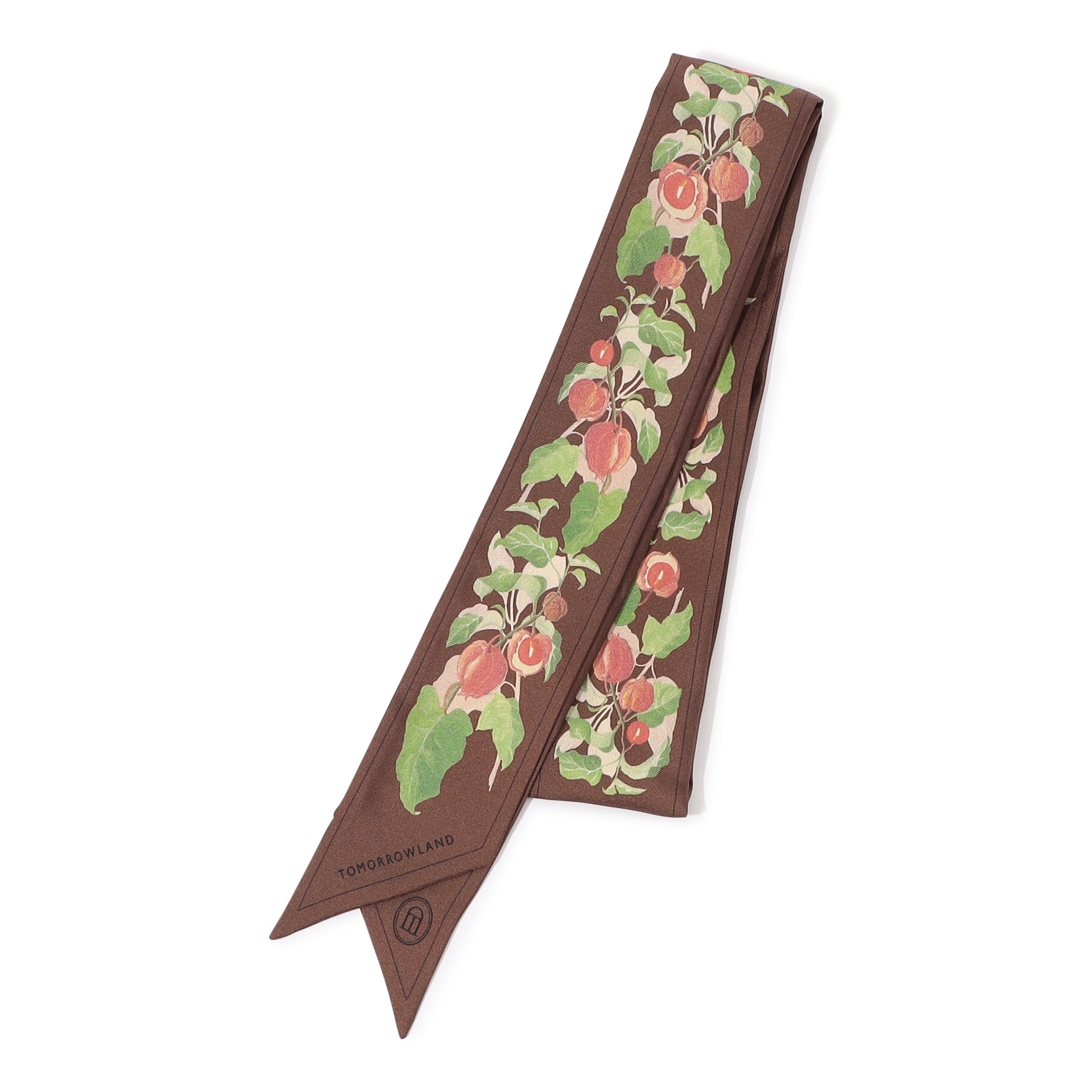 Atelier TOMORROWLAND AUTUMN FLOWER BANDEAU シルクスカーフ