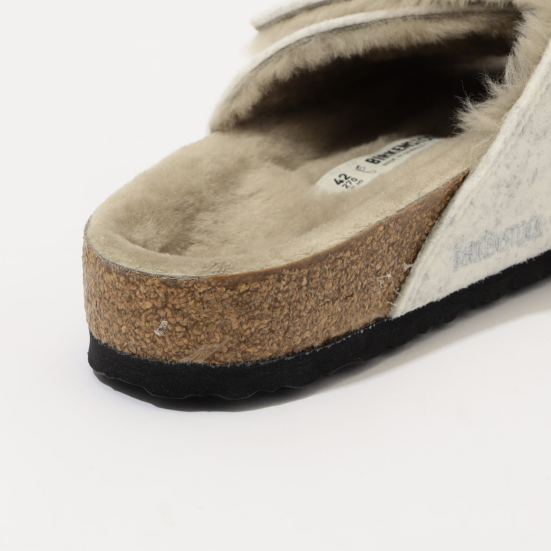 BIRKENSTOCK SOLANA FELT SHEARLING｜トゥモローランド 公式サイト
