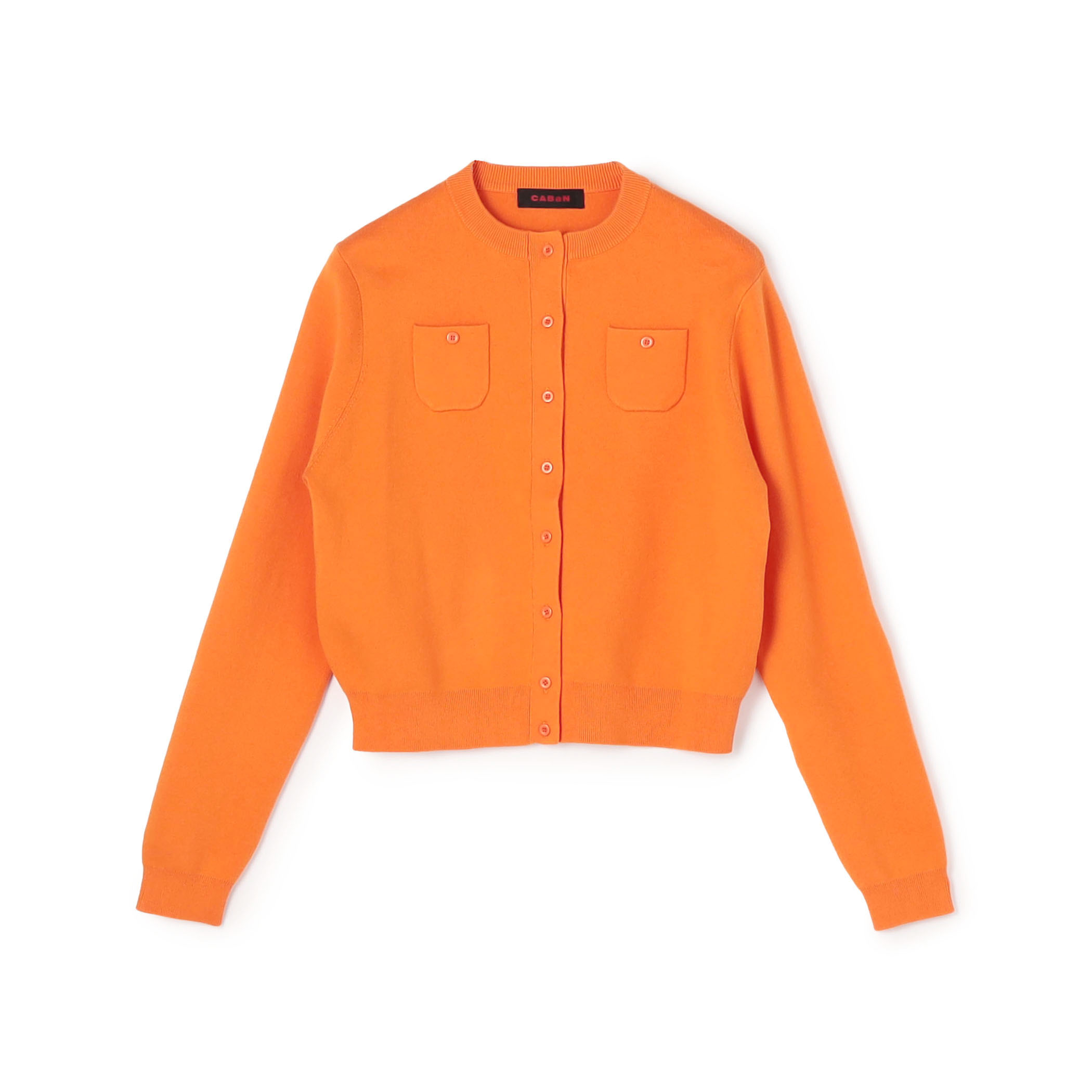 CABaN コットンカシミヤ クルーネックカーディガン