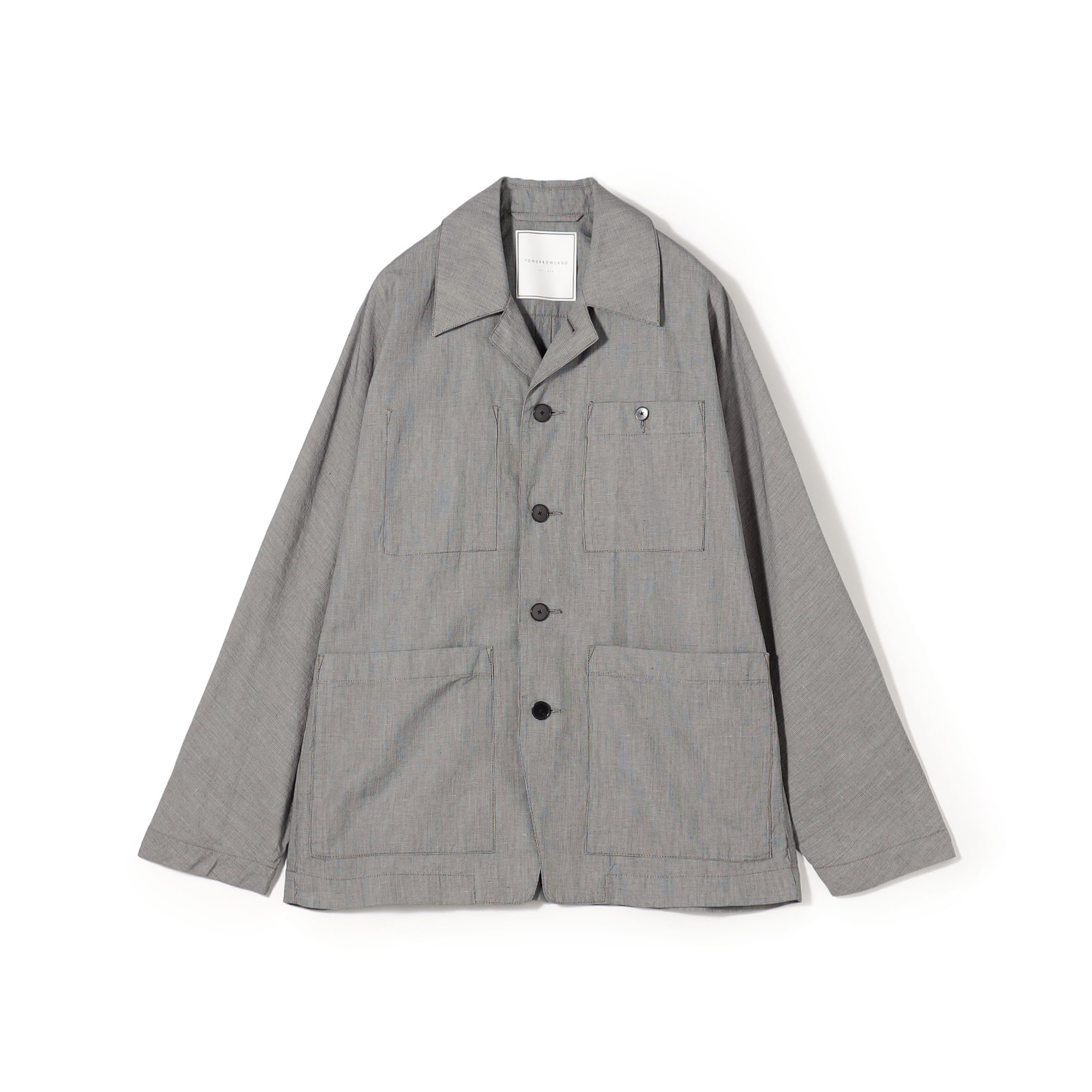 コットンリネンキュプラ ドルマンスリーブ カバーオールジャケット