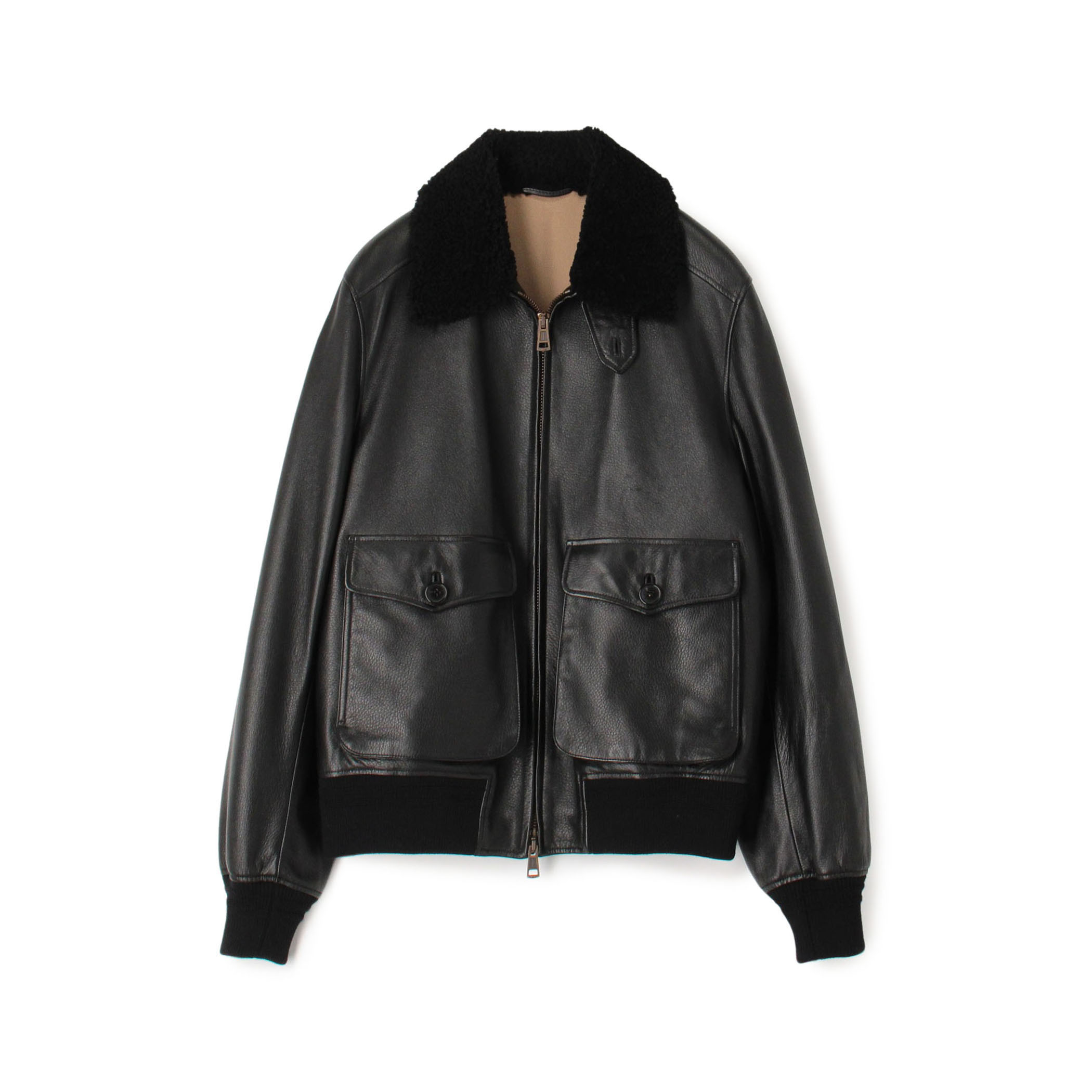 ナッパレザー ボンバージャケット