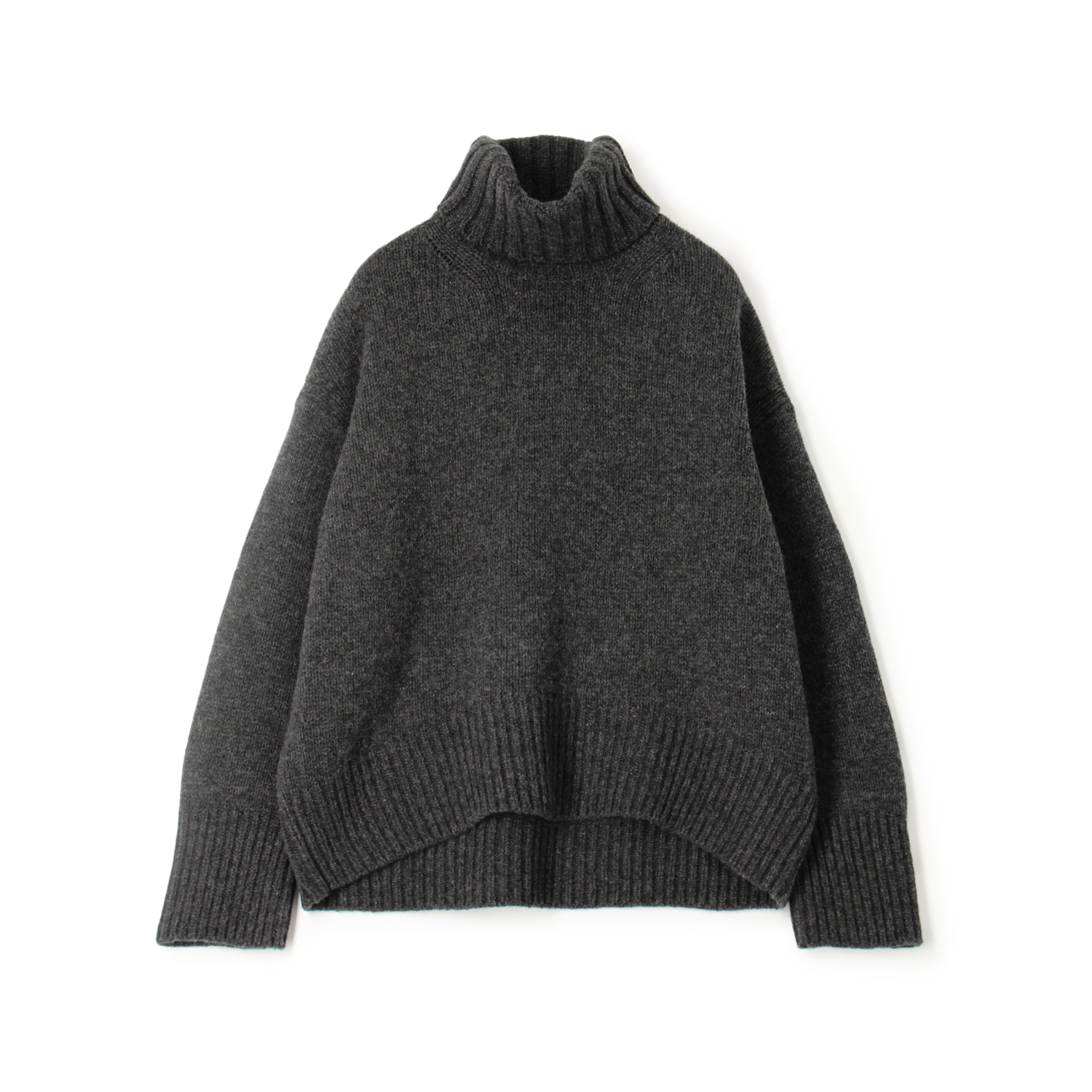 ファインウール タートルネックプルオーバー