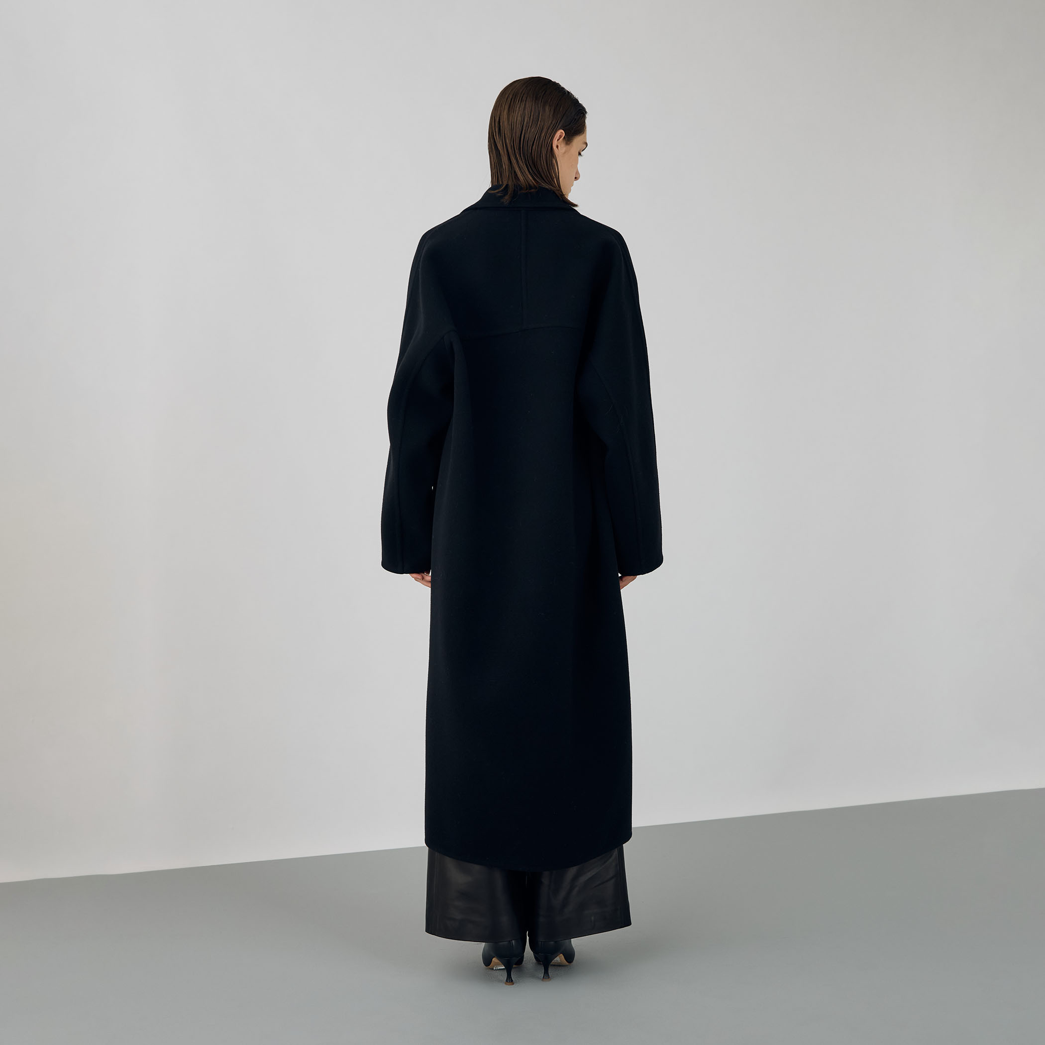 トゥモローランド　リバーメルトンコクーンコート　ライトピンク　ウール 楽天市場】【SALE／50%OFF】リバーメルトン コクーンコート