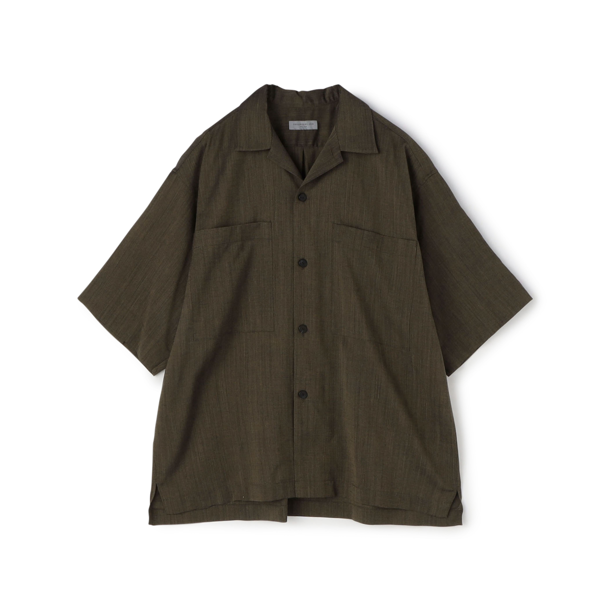 MAATEE\u0026SONS H wool オープンカラーシャツ | www.ofa.sg