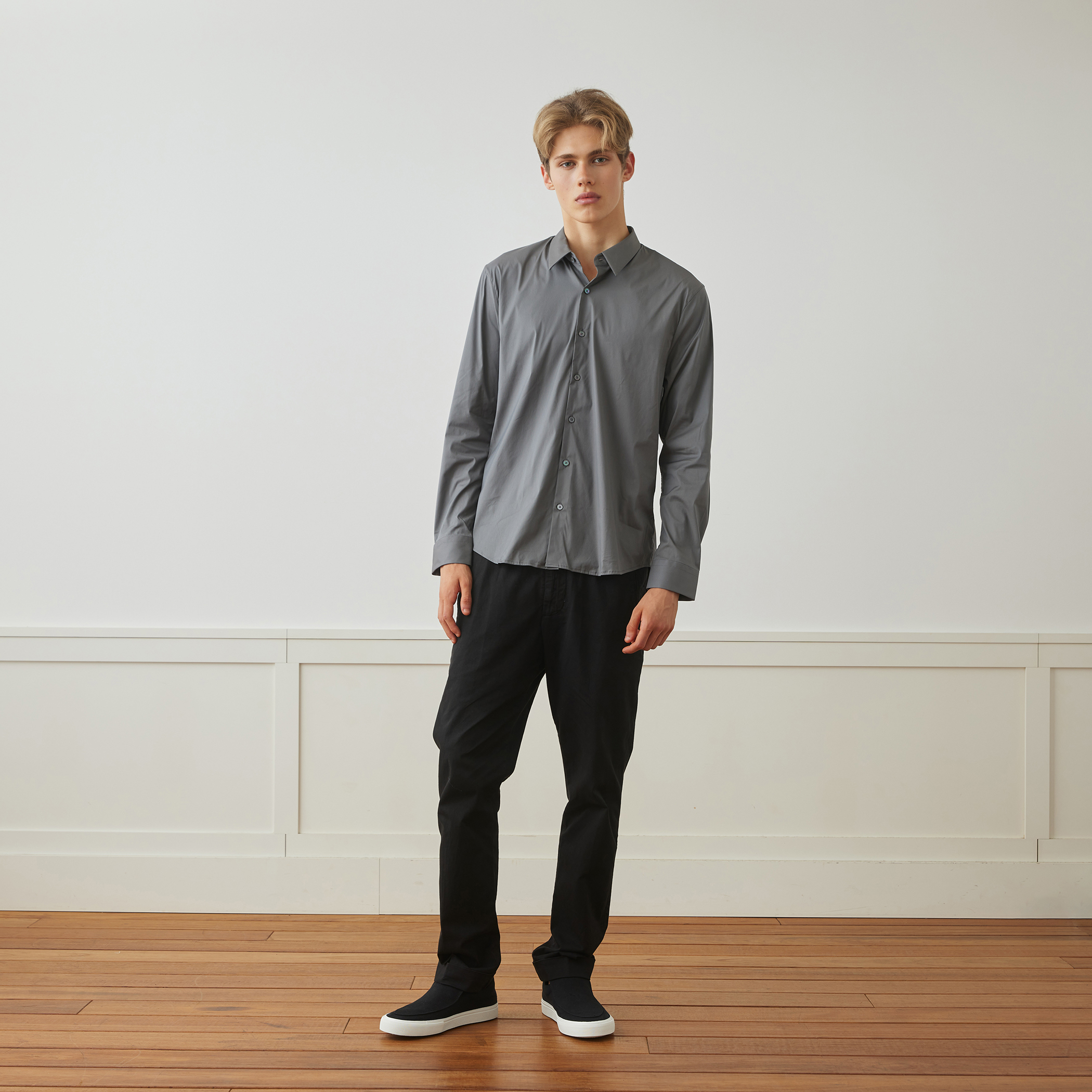james perse ストレッチポプリンシャツ James Perse ストレッチポプリン シャツ 通販 - FARFETCH