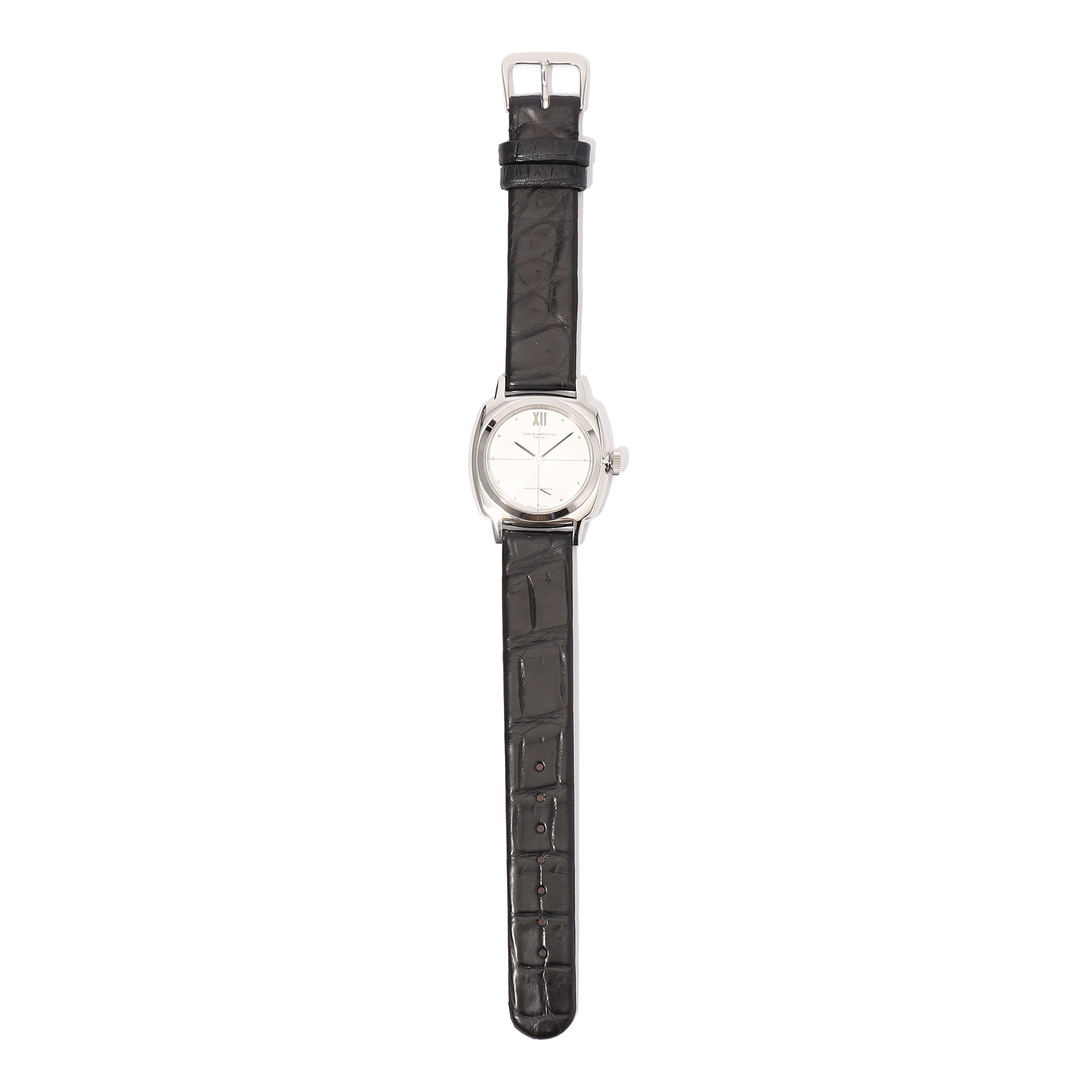 【別注】VAGUE WATCH Coussin Sophie クロコダイルベルト クォーツウォッチ