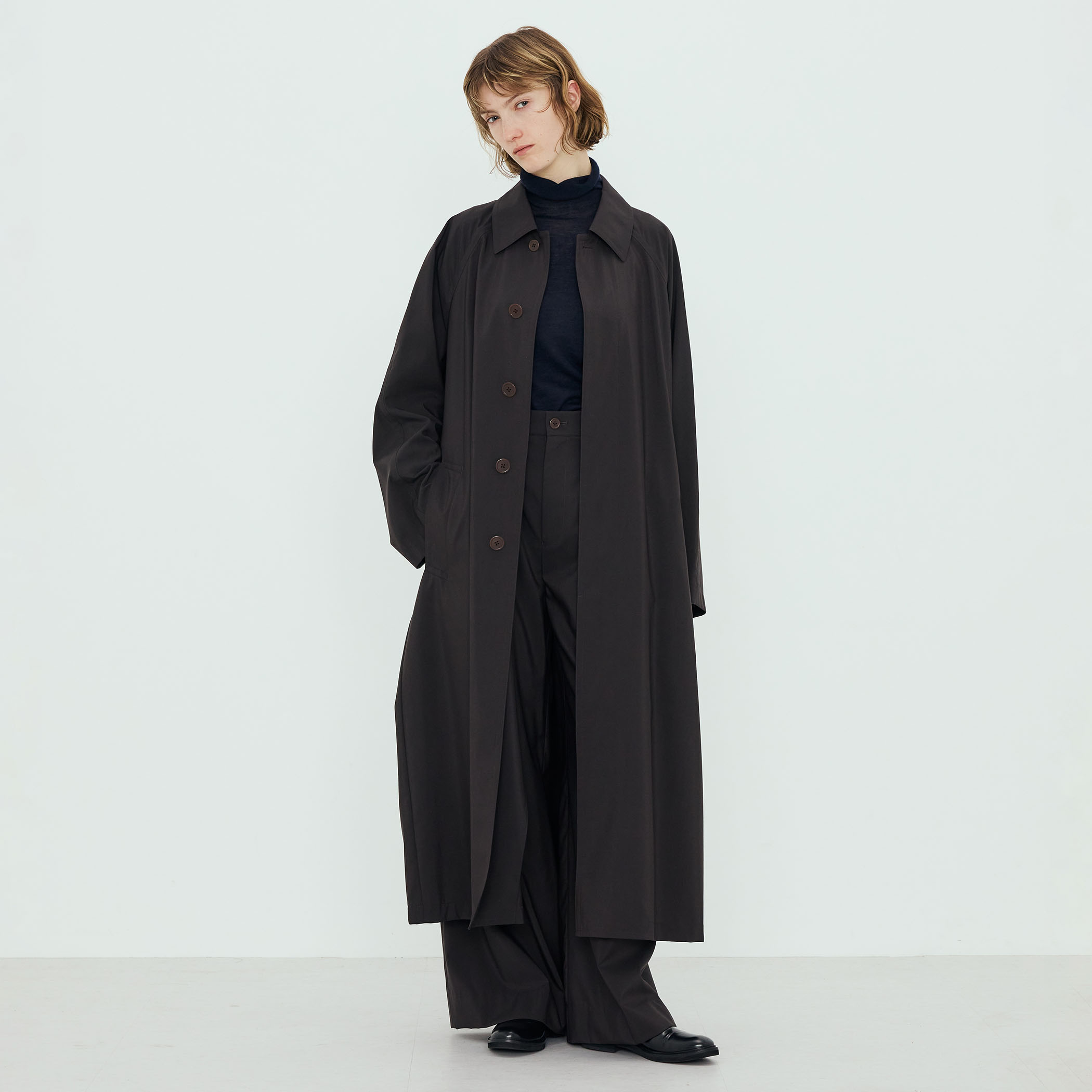 【高級✨】デプレ　トゥモローランド　ウールコート　ロング丈　S　ブラック　日本製 item8c1e026853f011f0ad9f0242ac