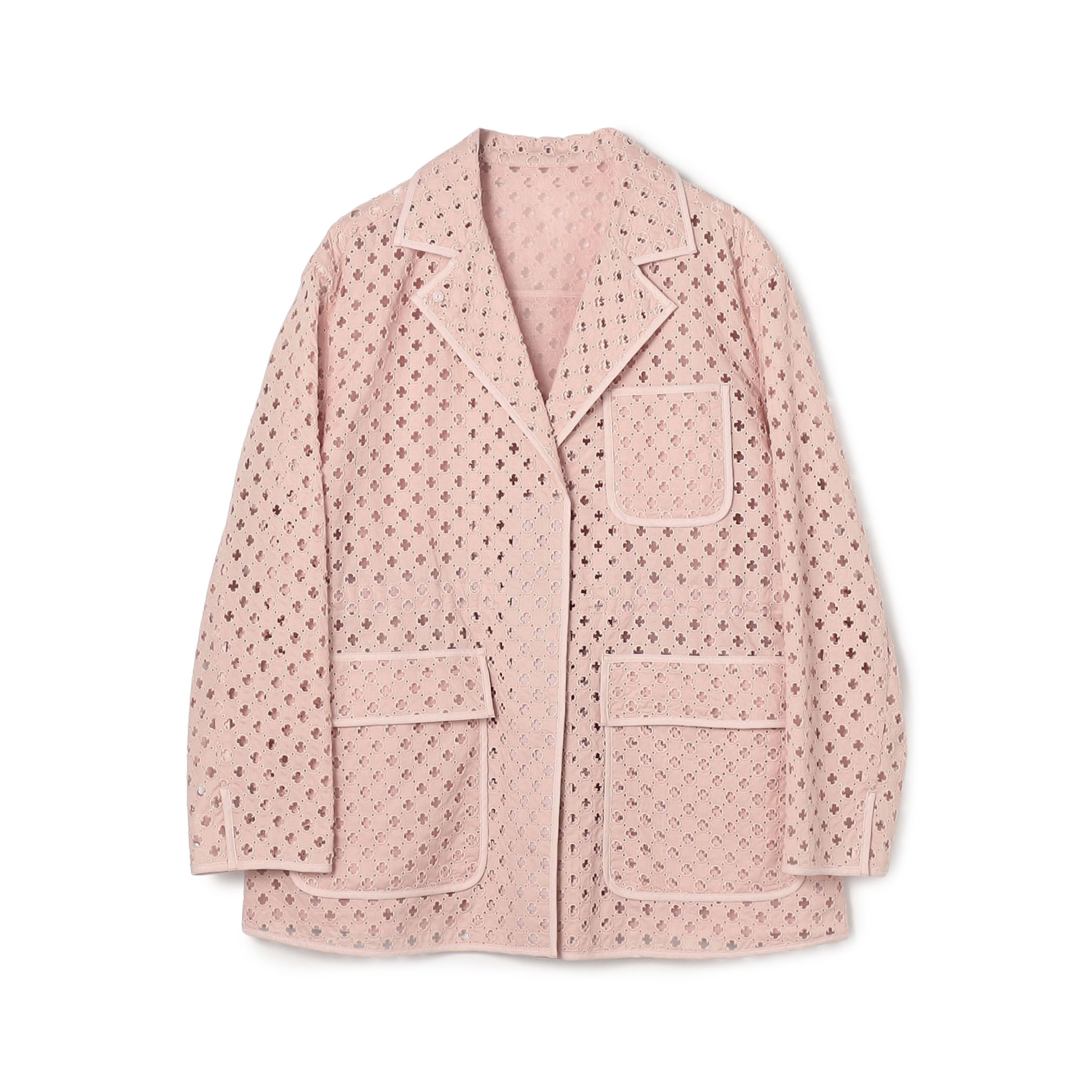 【WEB先行予約】コモンフラワーエンブロイダリー ミドルブルゾンジャケット