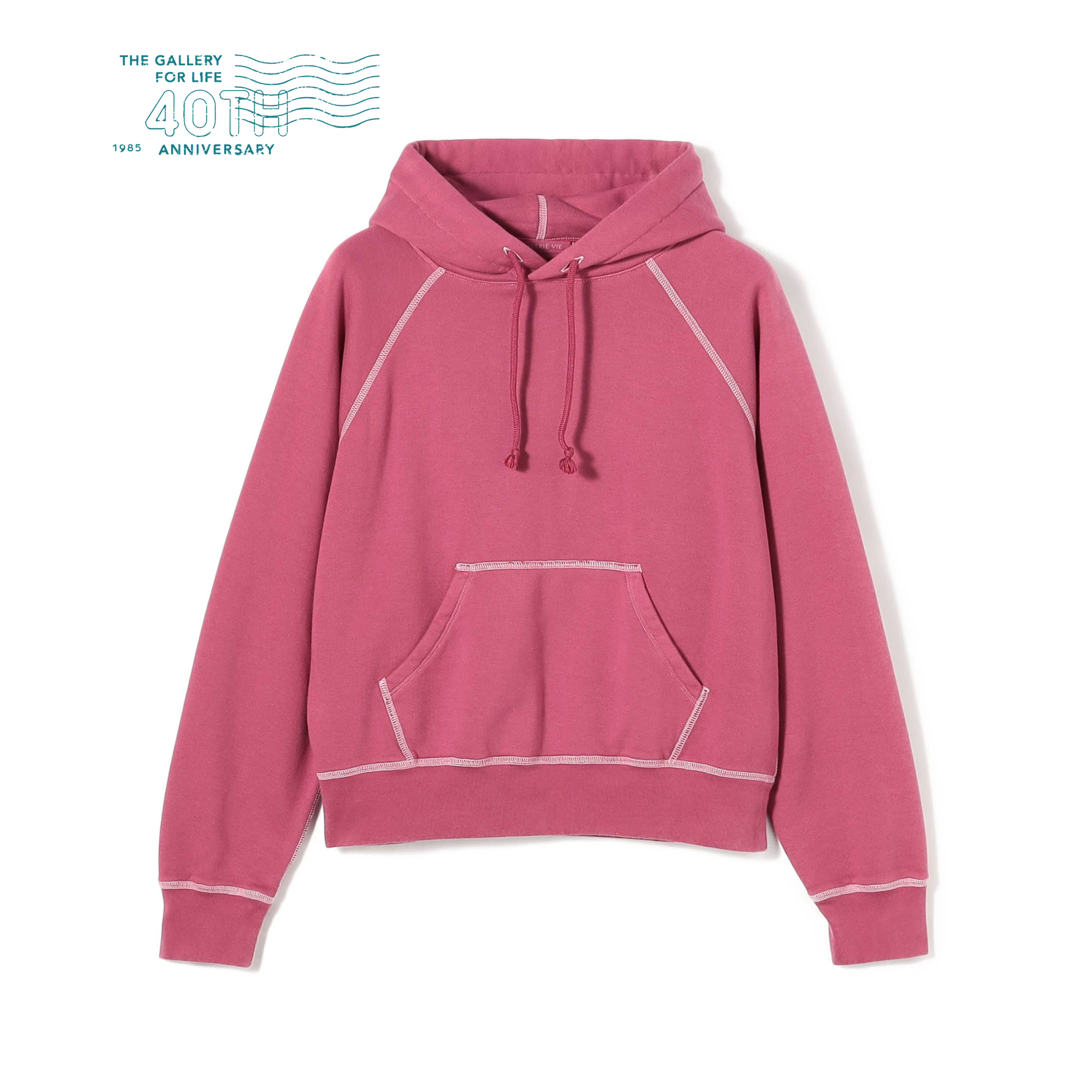 【別注】Lefts， for GALERIE VIE コットン フーデッドプルオーバー