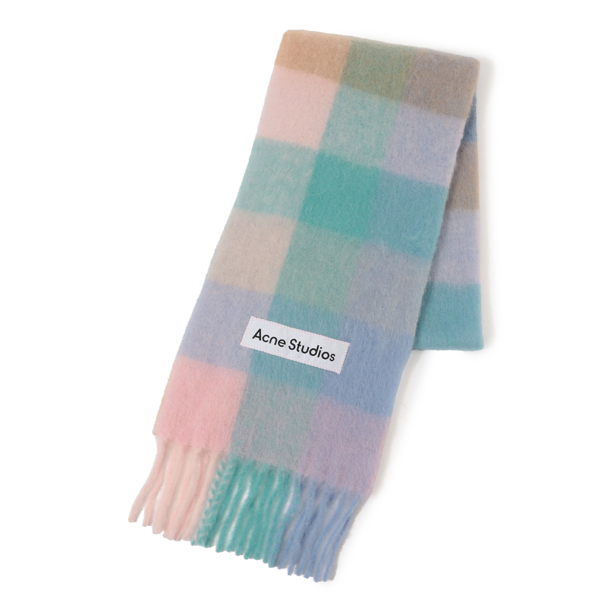 Acne Studios モヘヤチェックスカーフ