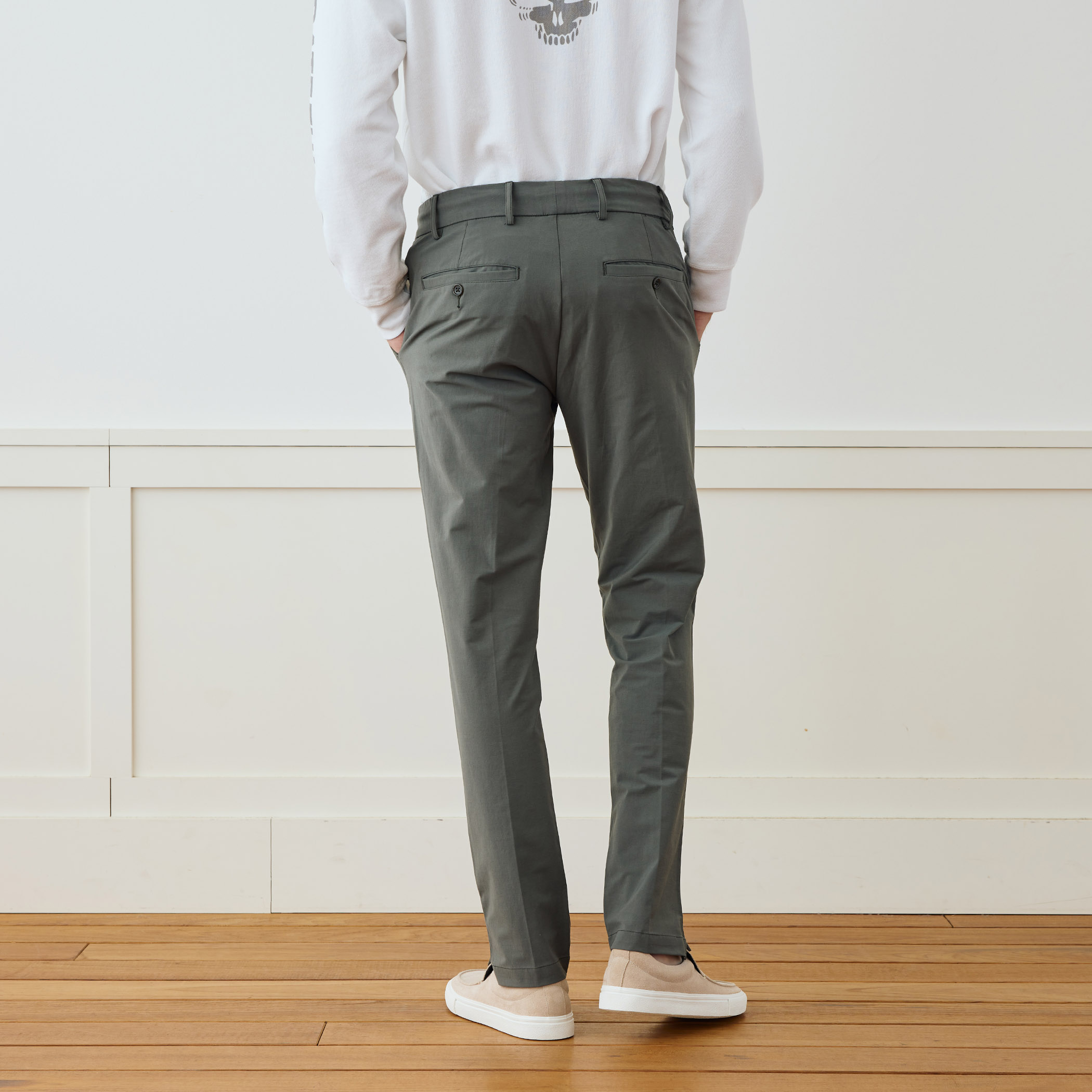 おまとめ　アスペジ　トゥモローランド コットンナイロンストレッチ スリムパンツ MHPC1357｜トゥモローランド