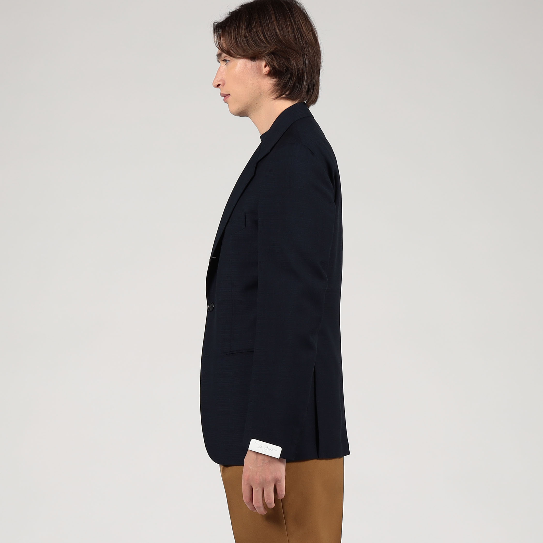 別注】De Petrillo ウール シングルブレステッド3Bジャケット