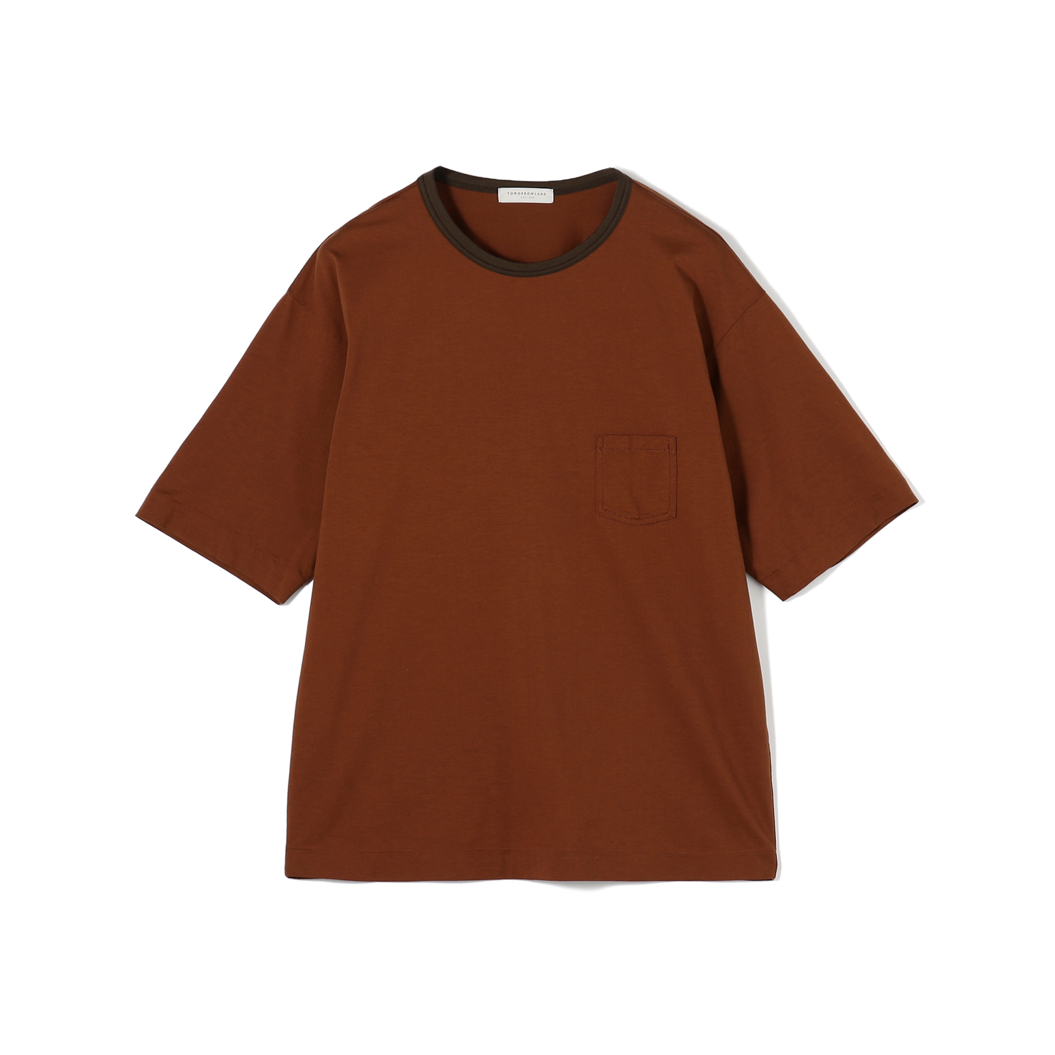 コットンシルク高密度天竺 リンガーTシャツ