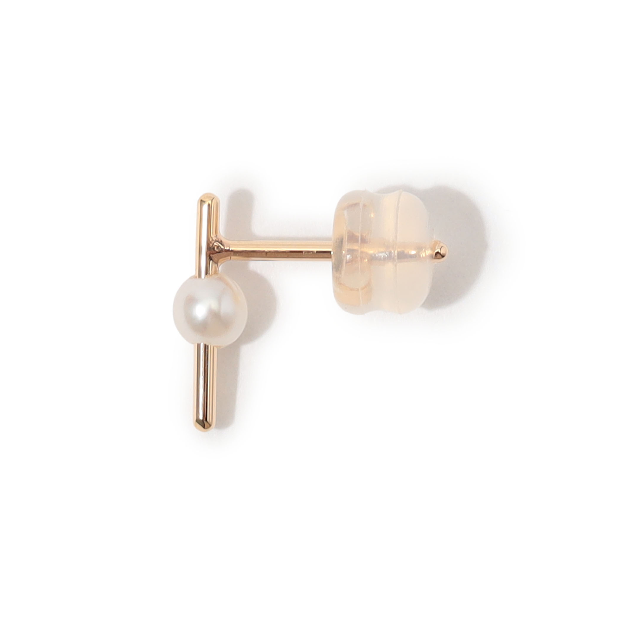Hirotaka Akoya Pearl Bar 片耳ピアス